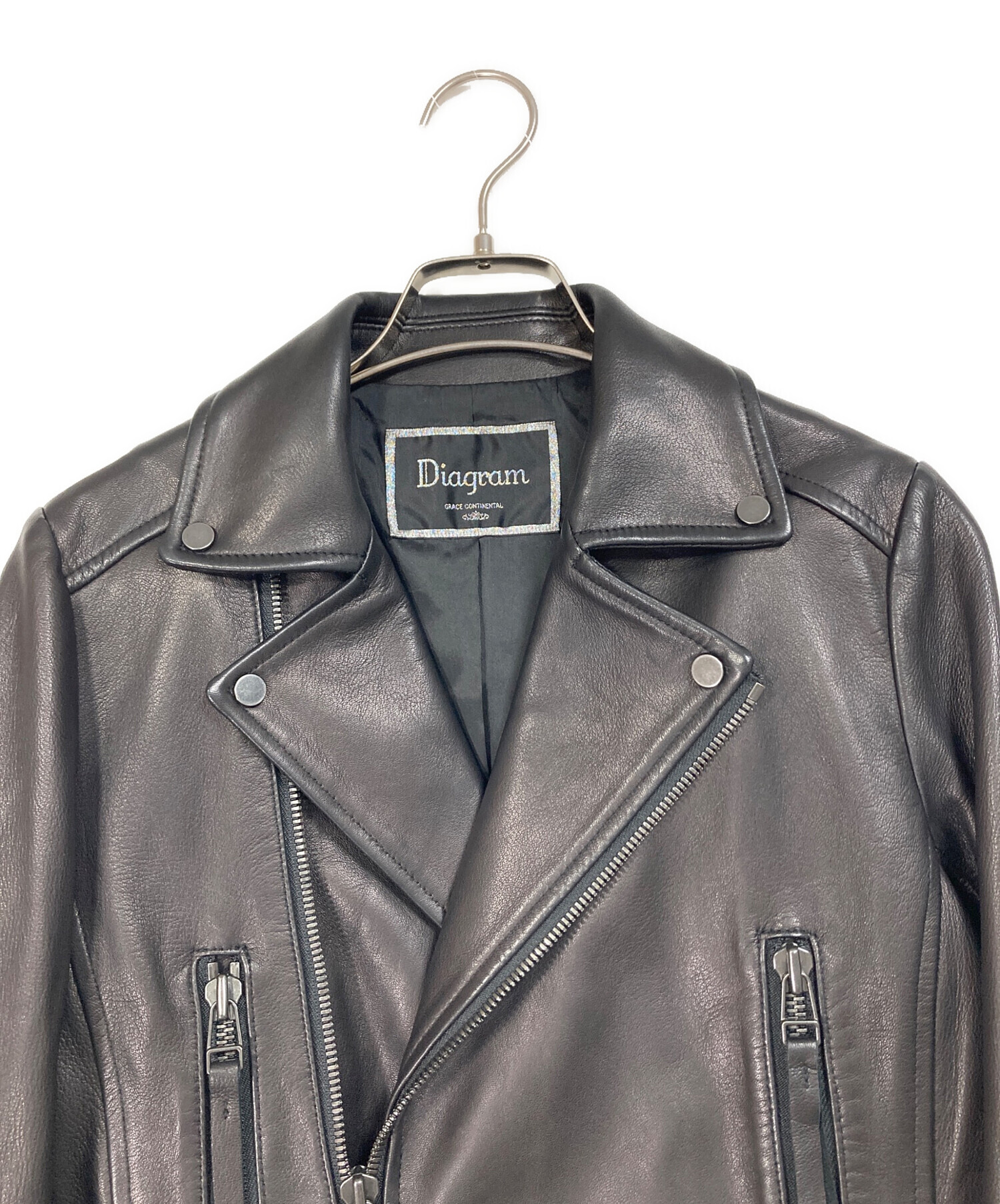 Diagram レザージャケット 中古・古着通販】Diagram GRACE CONTINENTAL (ダイアグラム グレース