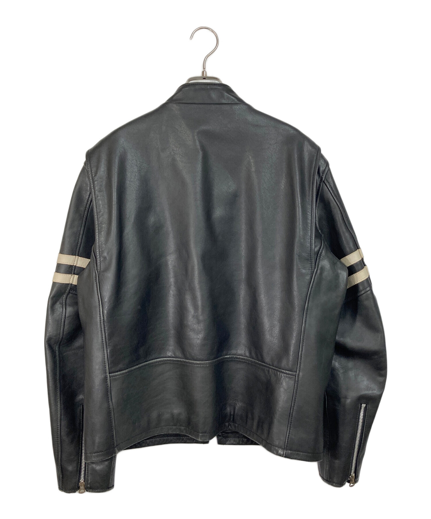 く*び様 極美品 Schott ショット カフェレーサー 本革 レザージャケット 中古・古着通販】Schott (ショット) カフェレーサージャケット