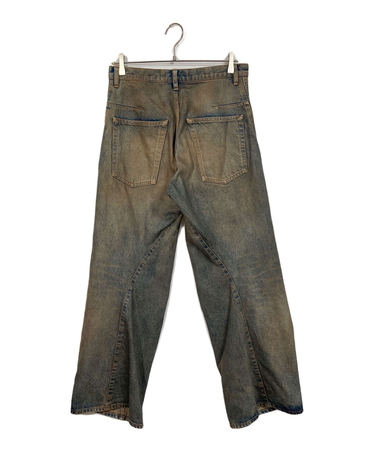 中古・古着通販】NVRFRGT (ネヴァーフォーゲット) 3D Twisted Wide Leg 