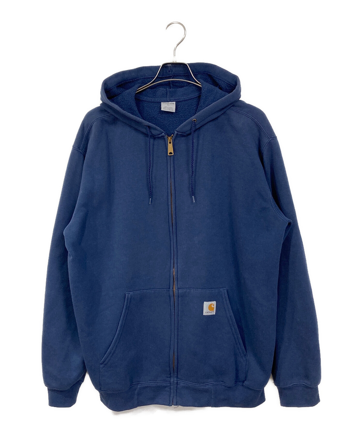 中古・古着通販】CarHartt (カーハート) ジップパーカー ネイビー