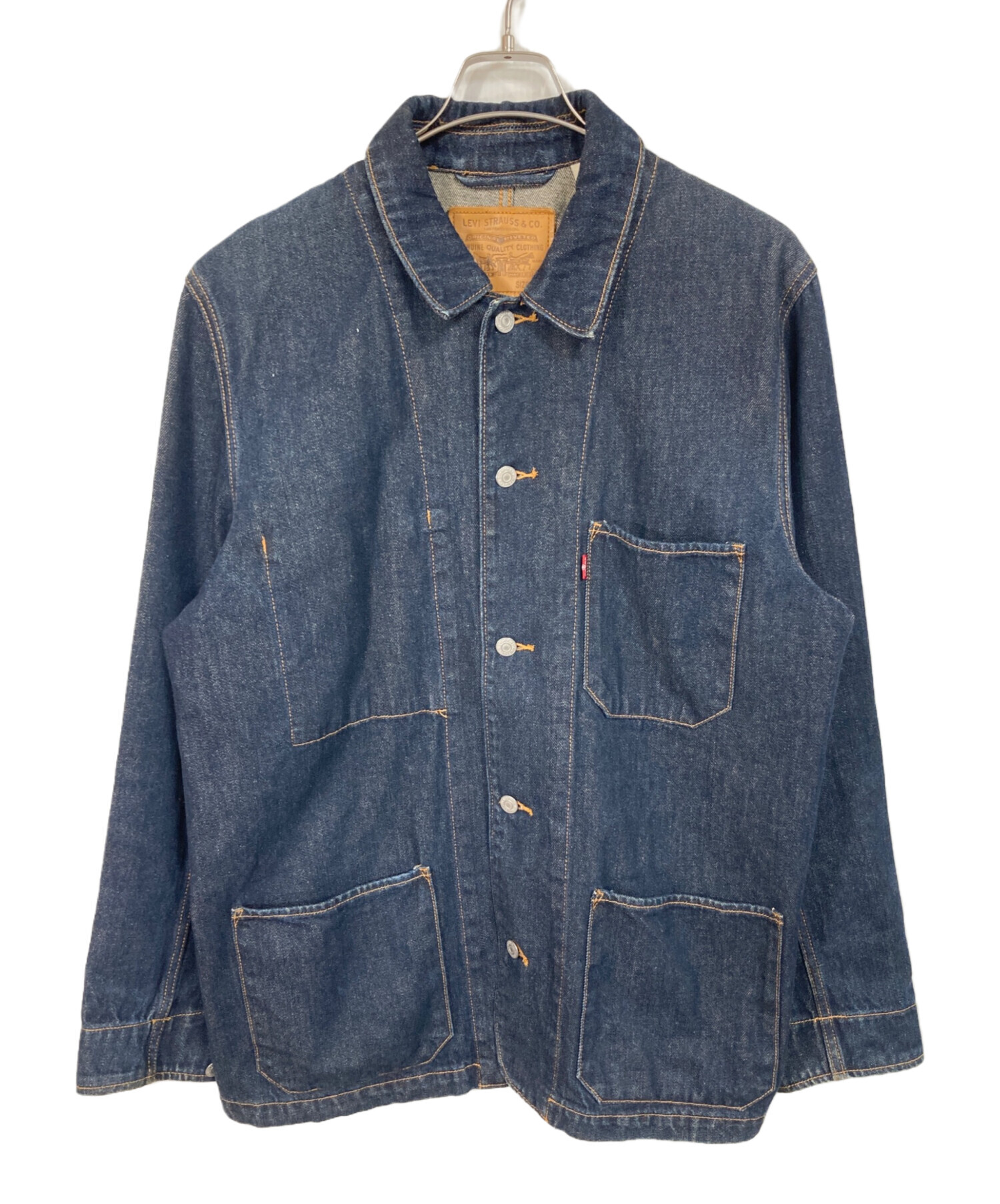Levi’s リーバイス デニム カバーオール 中古・古着通販】LEVI'S (リーバイス) カバーオール インディゴ サイズ