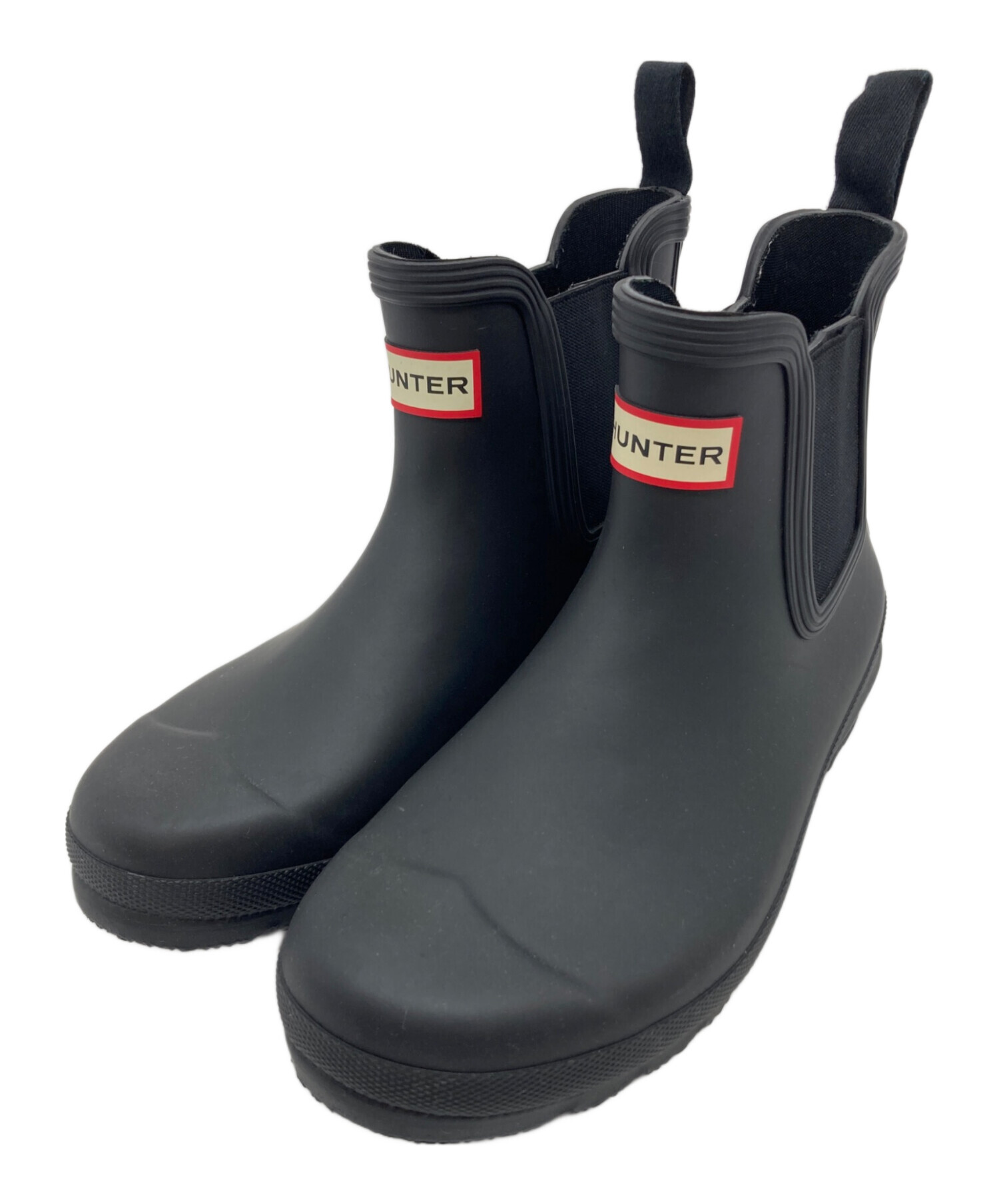HUNTER ブラック チェルシーブーツ　UK5 中古・古着通販】HUNTER (ハンター) オリジナル チェルシー ブーツ