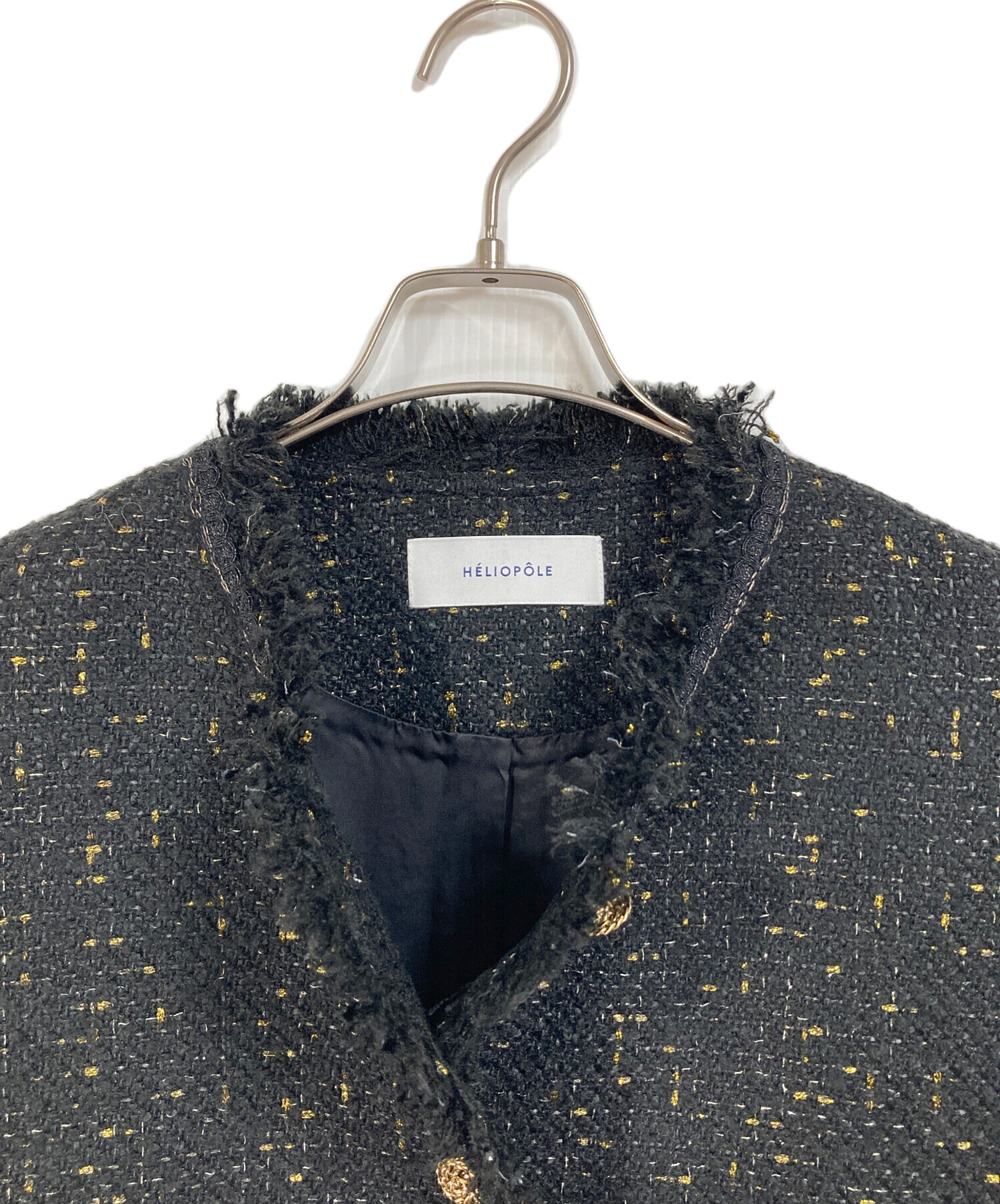 中古・古着通販】heliopole (エリオポール) BLADE&FRINGE TWEED JACKET