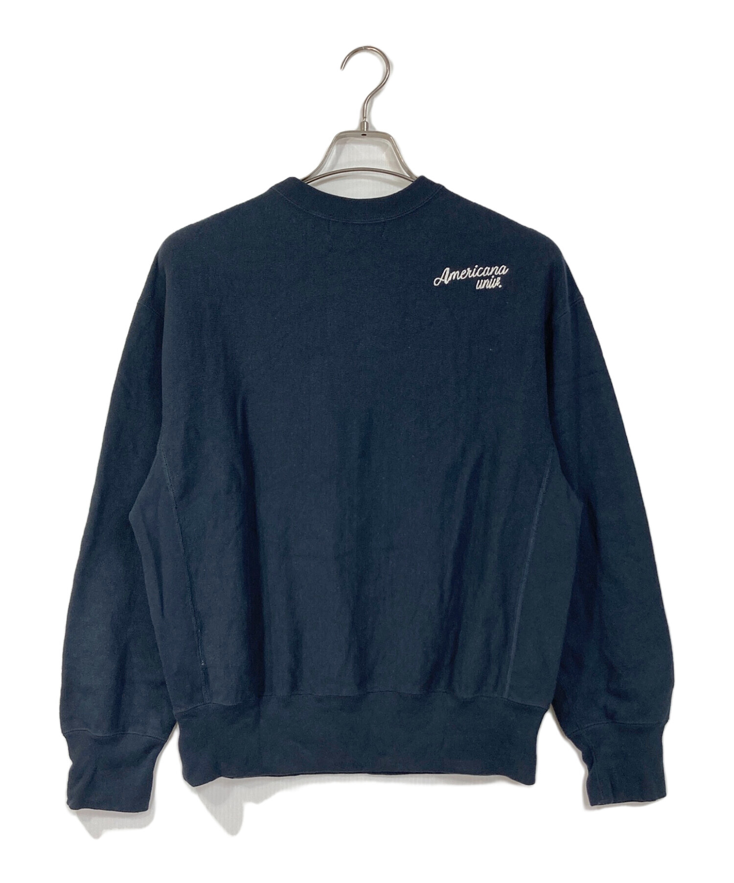 「Americana/アメリカーナ」 カレッジロゴクルーネックスウェット 中古・古着通販】Americana (アメリカーナ) カレッジロゴクルーネック