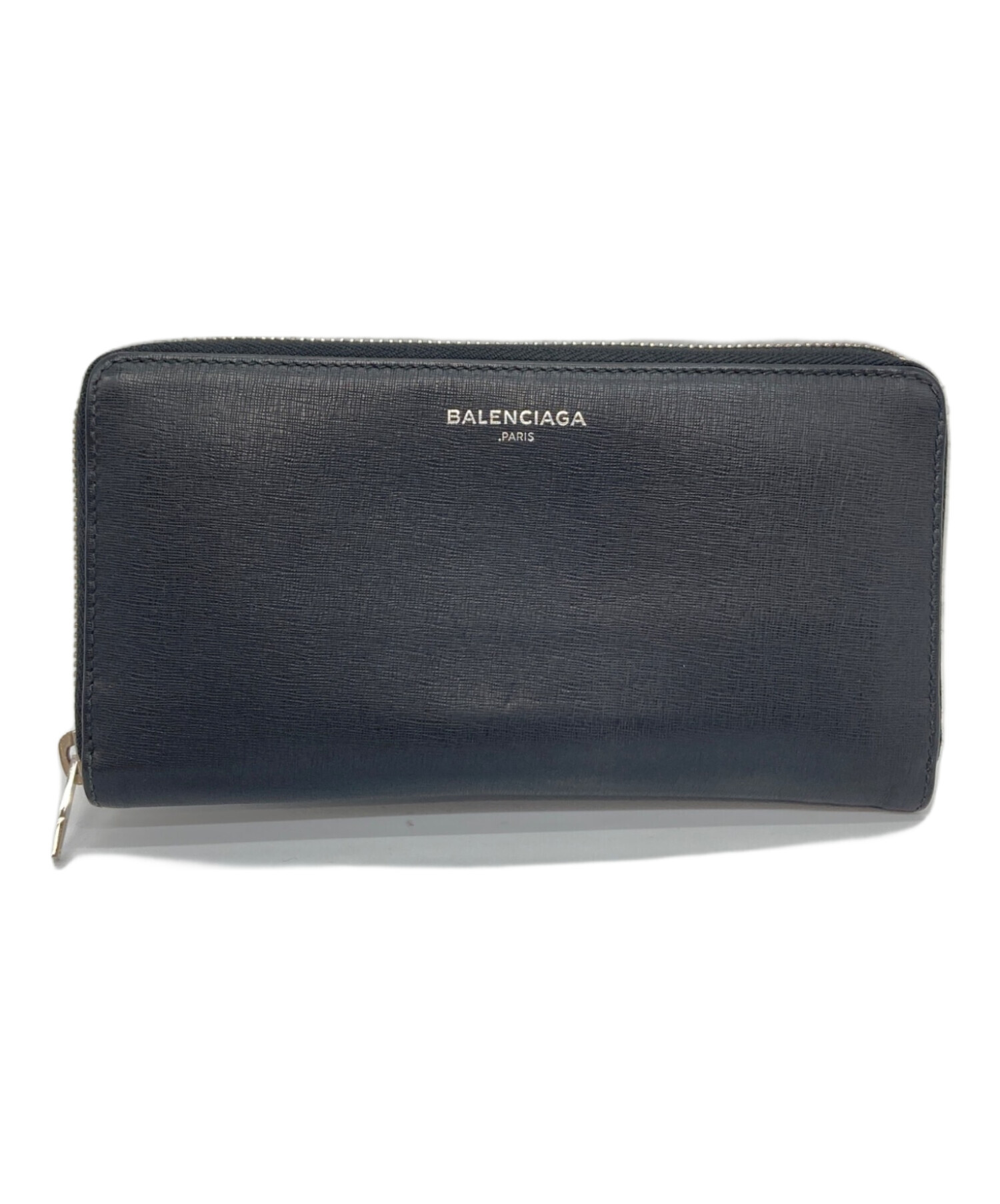 BALENCIAGAラウンドジップ　ロングウォレット　レザーウォレット 中古・古着通販】BALENCIAGA (バレンシアガ) ラウンドジップロング