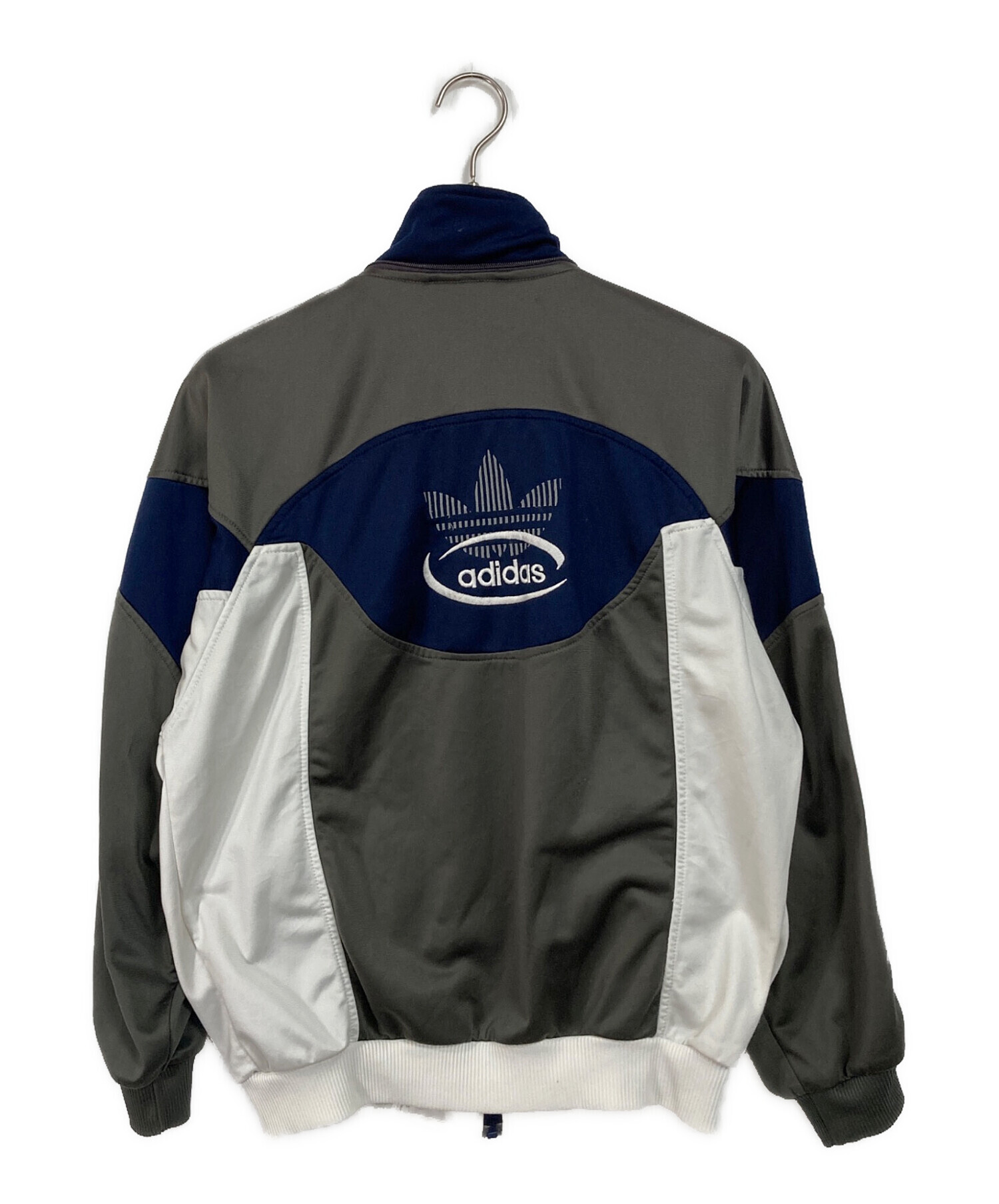 90soldオールドアディダストラックジャケットトレフォイル刺繍ロゴ 中古・古着通販】adidas (アディダス) 【古着】90's トレフォイル刺繍