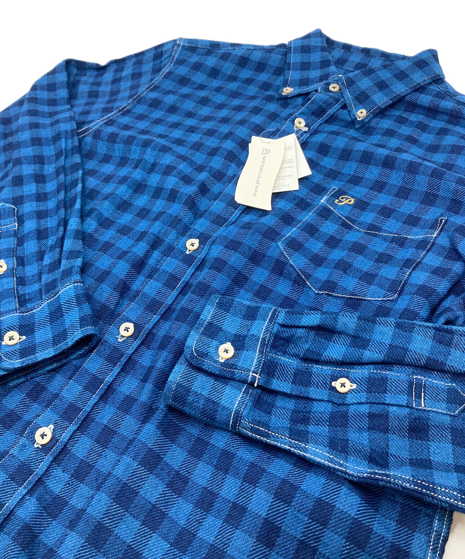 中古・古着通販】PHERROW'S (フェローズ) INDIGO PRODUCT チェック