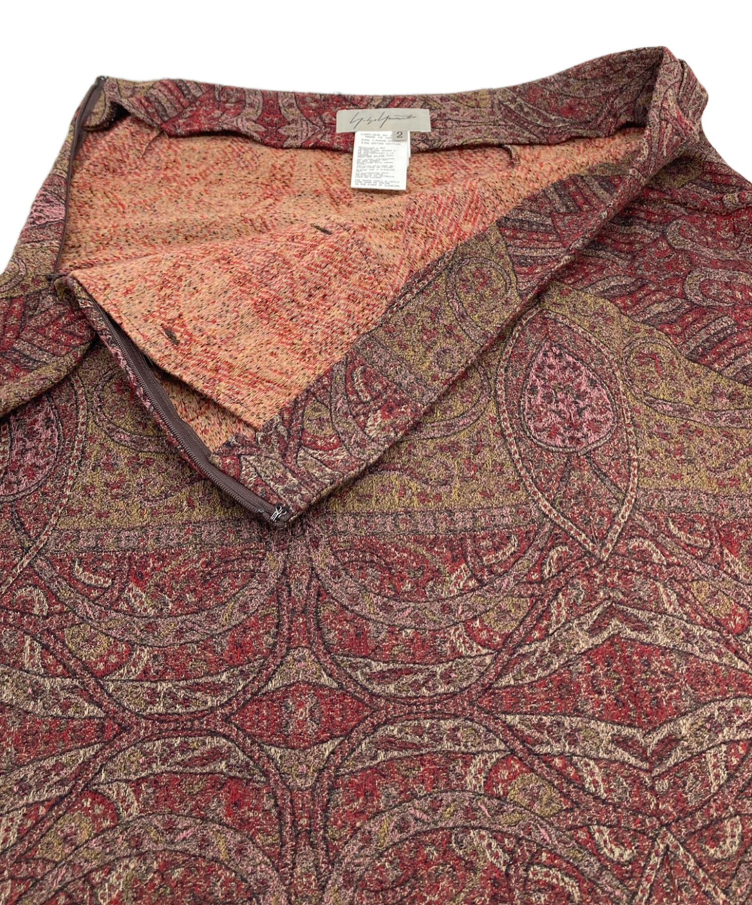 中古・古着通販】YOHJI YAMAMOTO (ヨウジヤマモト) 総柄スカート