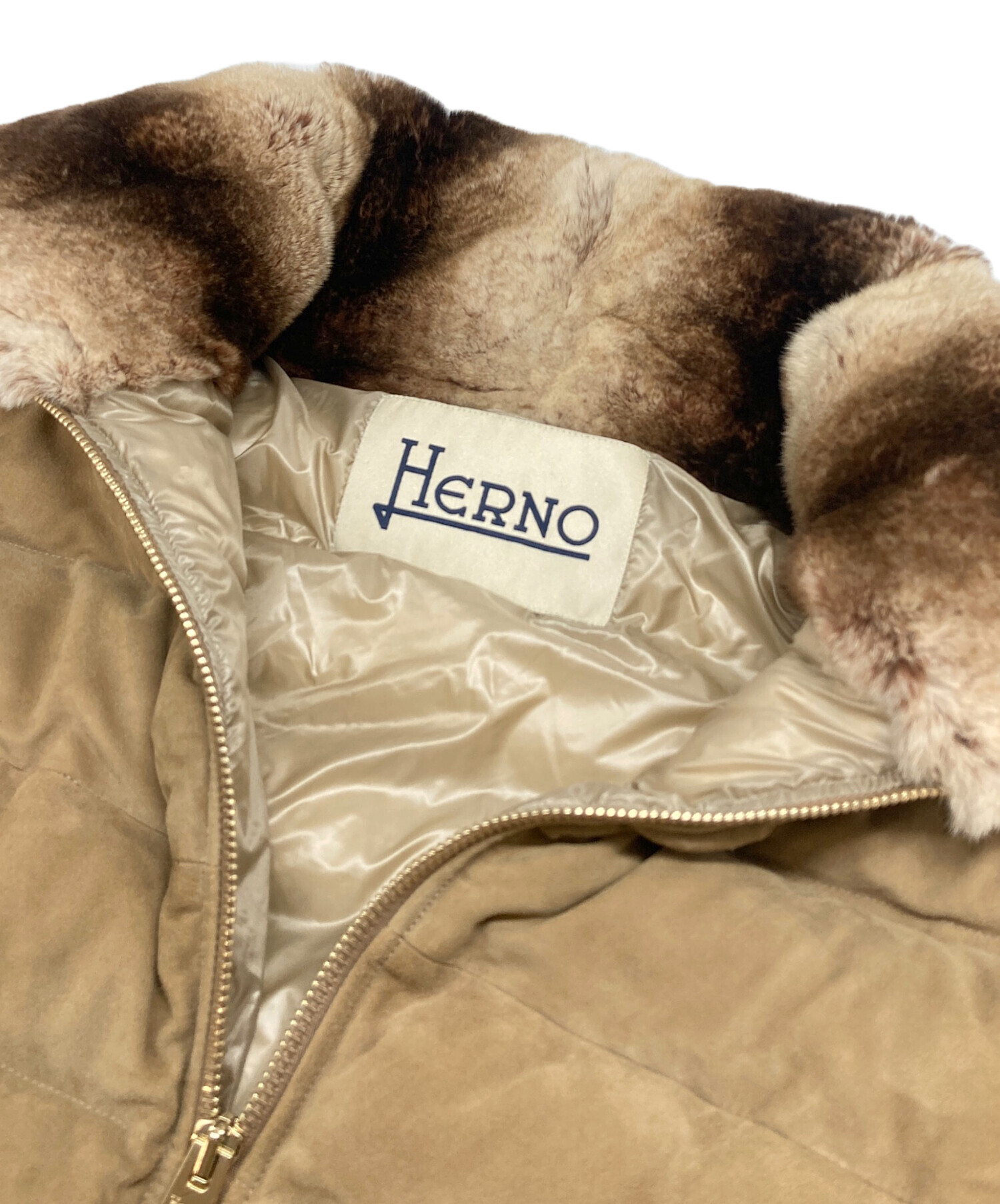 中古・古着通販】HERNO (ヘルノ) LAVJAP ラビットファー ダウン