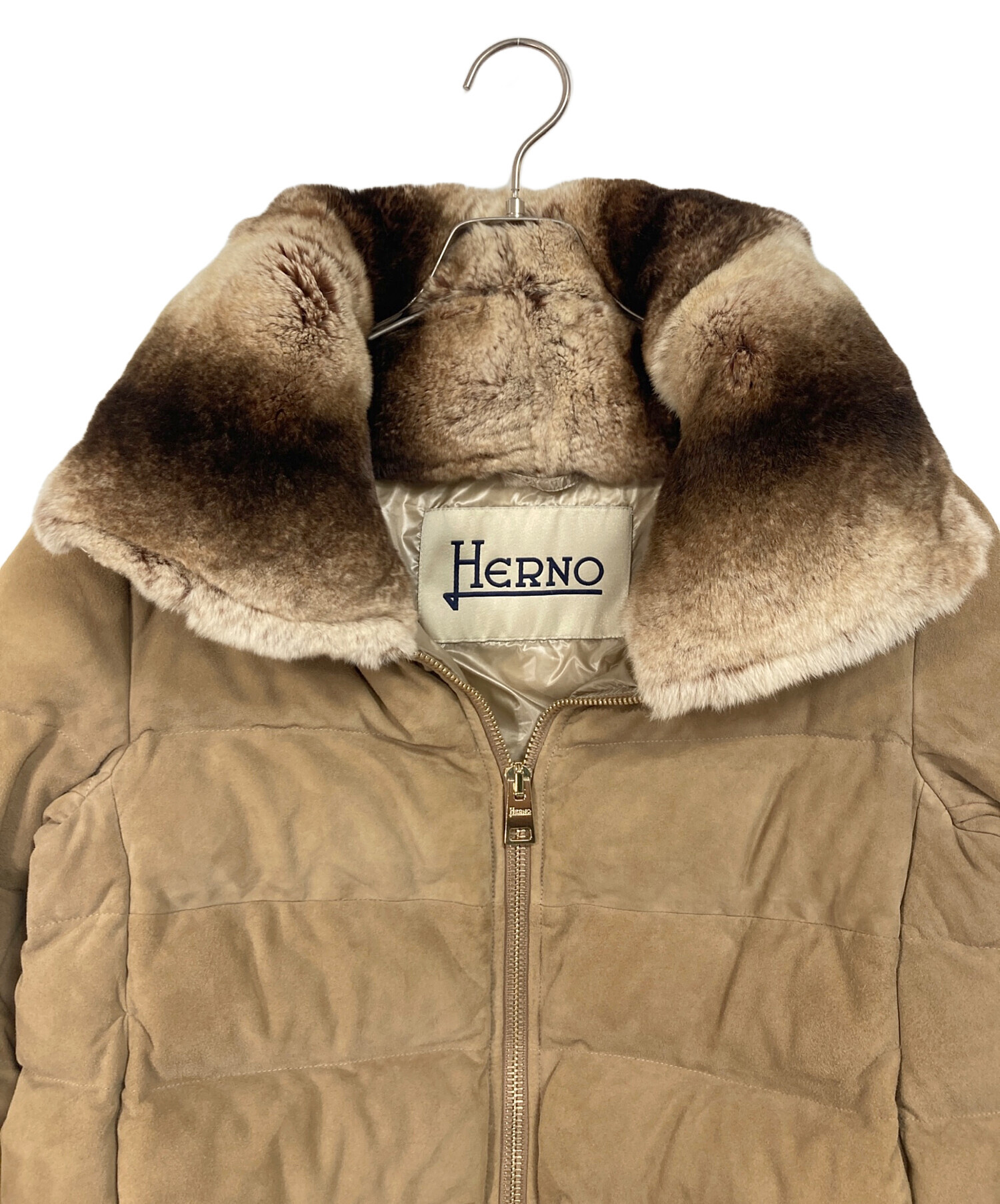 中古・古着通販】HERNO (ヘルノ) LAVJAP ラビットファー ダウン 