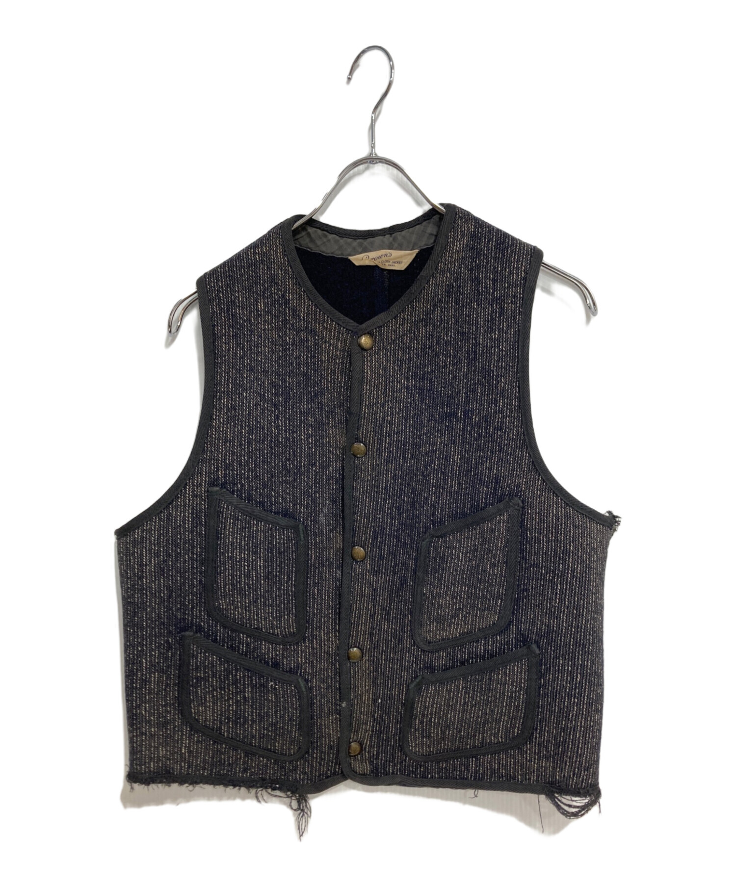 あ*ち様 40's Brown’s BEACH ベスト 中古・古着通販】brown's BEACH (ブラウンズビーチ) 40'S BEACH JACKET