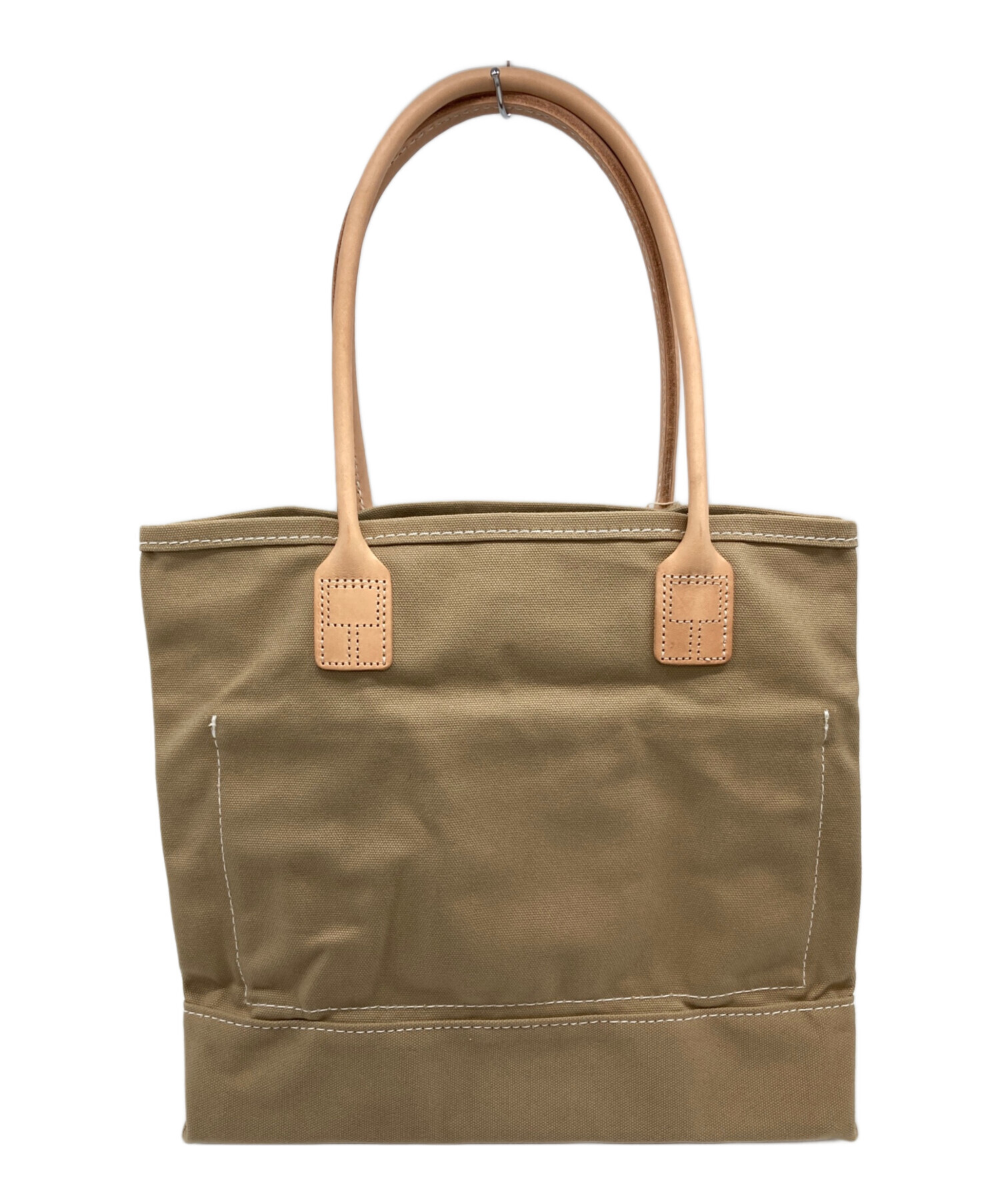 ヴィンテージバッグ三つ葉エナメルバッグ クリーム色 中古・古着通販】HERITAGE LEATHER (ヘリテイジレザー) レザーハンドル
