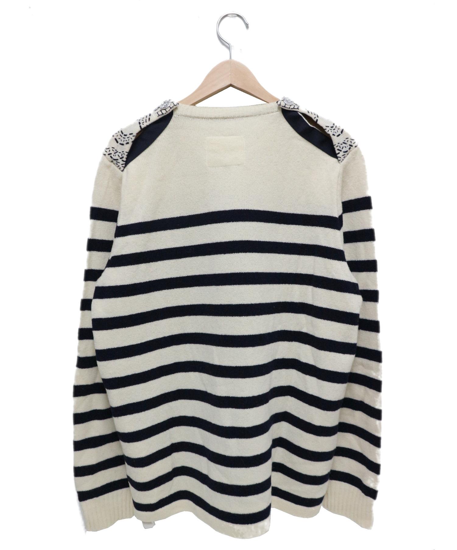 sacai ボーダーニット