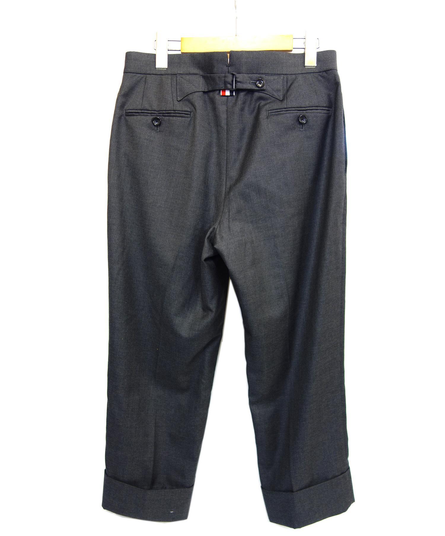 中古・古着通販】THOM BROWNE (トム ブラウン) スラックス グレー