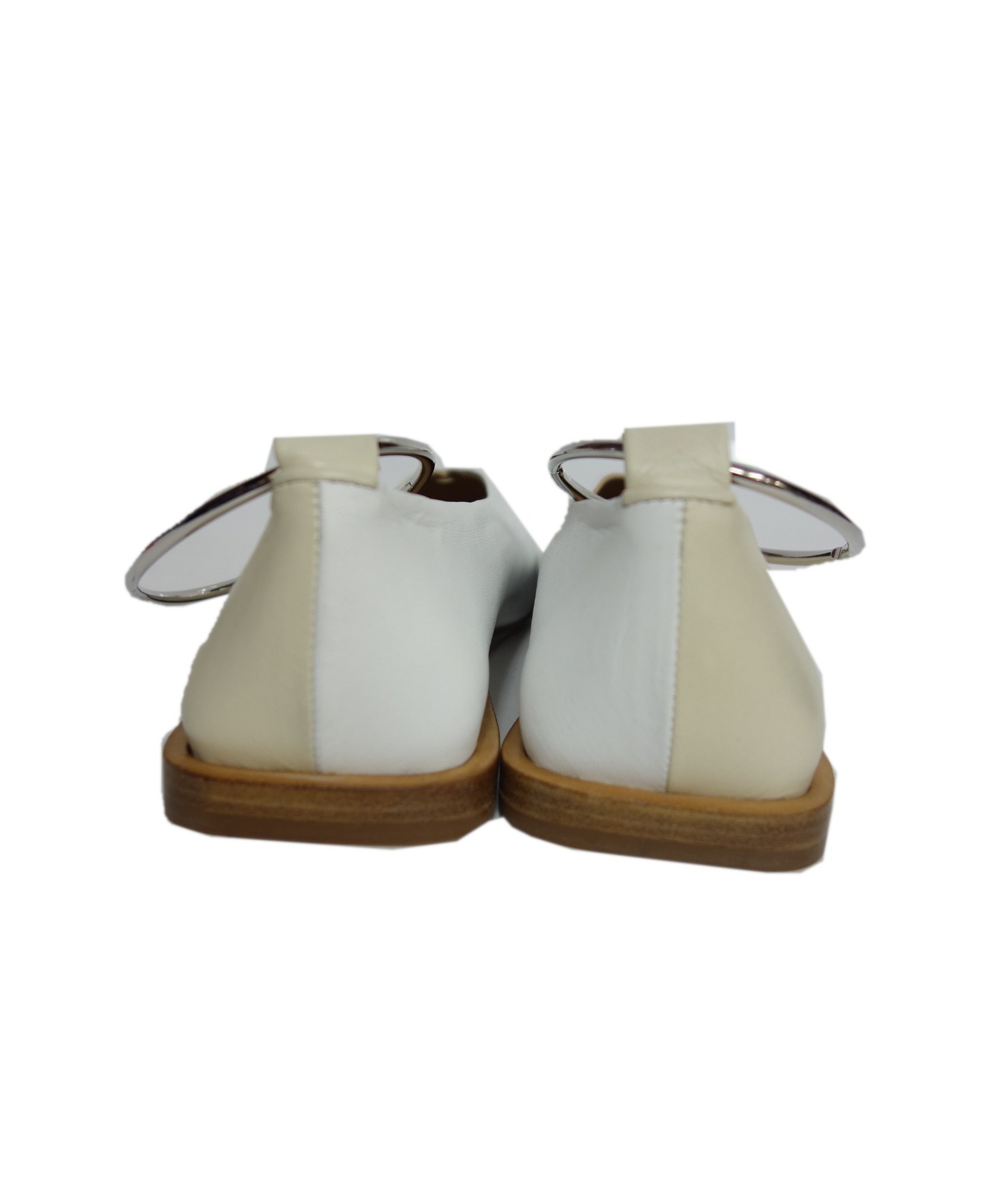 未使用JIL SANDERバレエシューズ36 中古・古着通販】JIL SANDER (ジルサンダー) バレエシューズ ホワイト