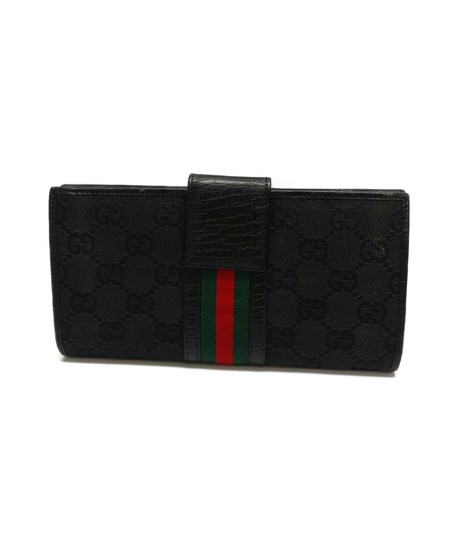 中古・古着通販】GUCCI (グッチ) シェリーラインWホックウォレット