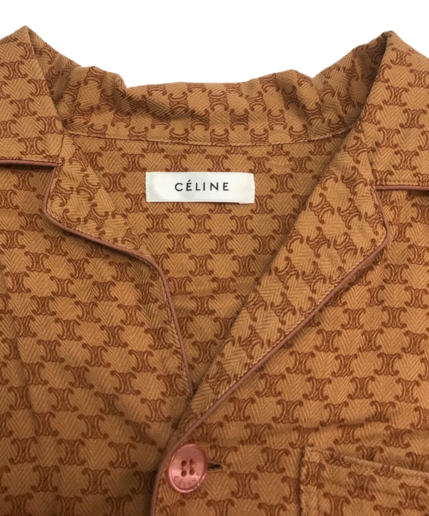 中古・古着通販】CELINE (セリーヌ) トリオンフパジャマシャツ