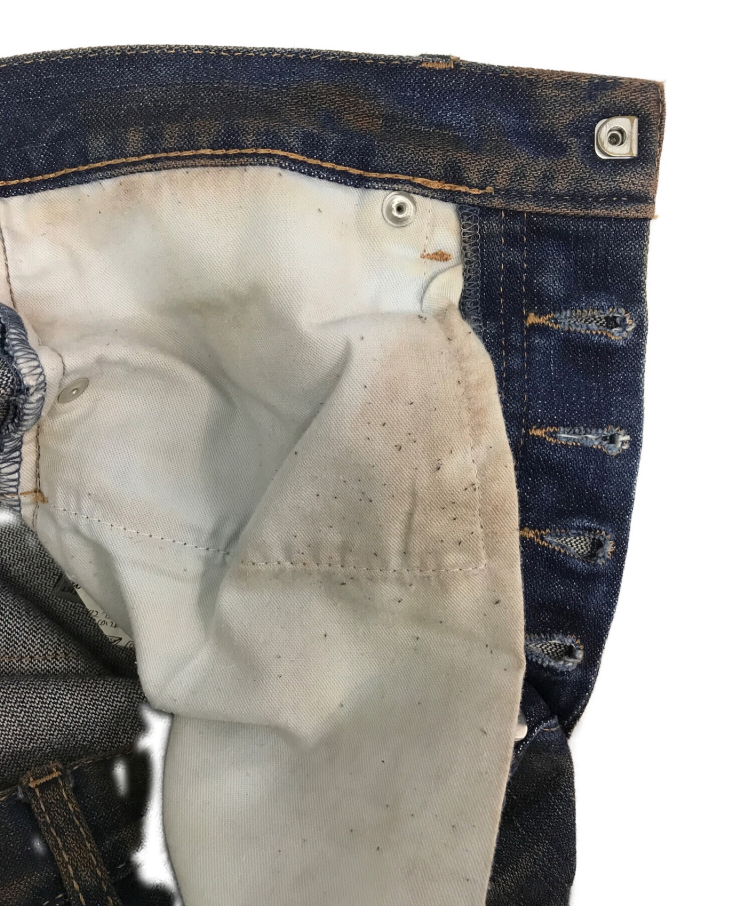 中古・古着通販】Dior (ディオール) 赤錆加工 ZIPポケット デニム