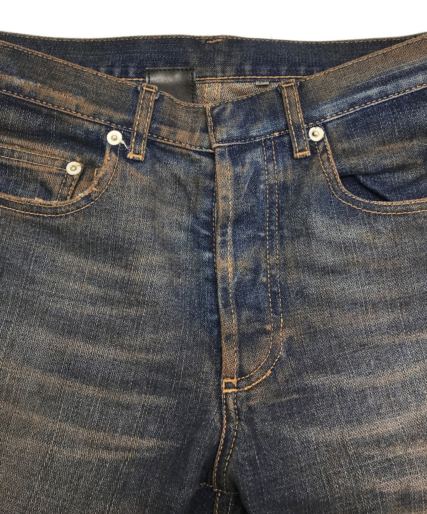中古・古着通販】Dior (ディオール) 赤錆加工 ZIPポケット デニム