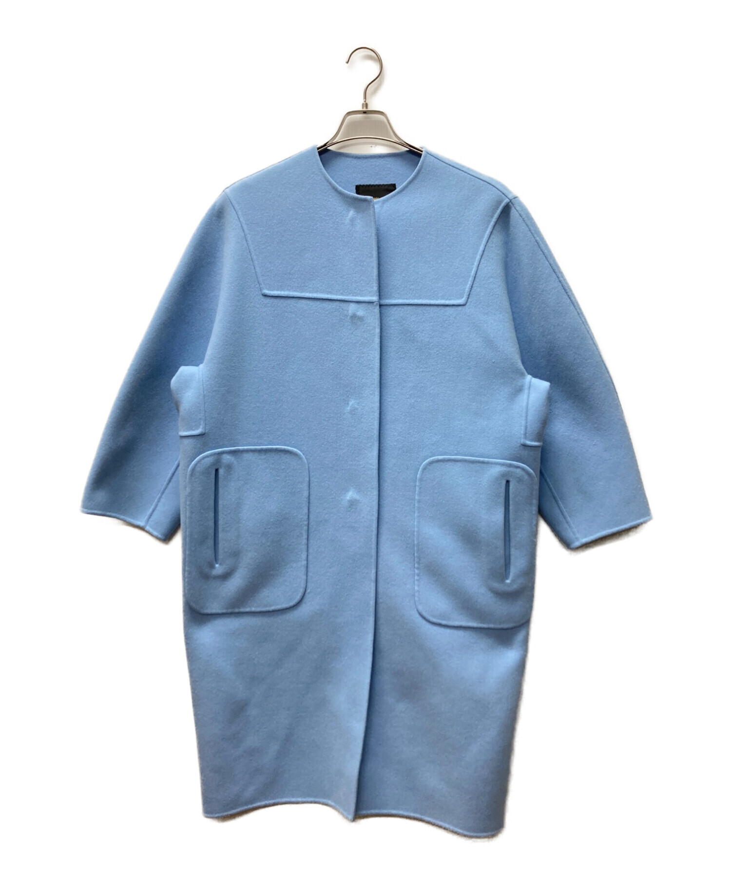 Drawer ドゥロワー ケヌキノーカラー テントラインコート ドゥロワー