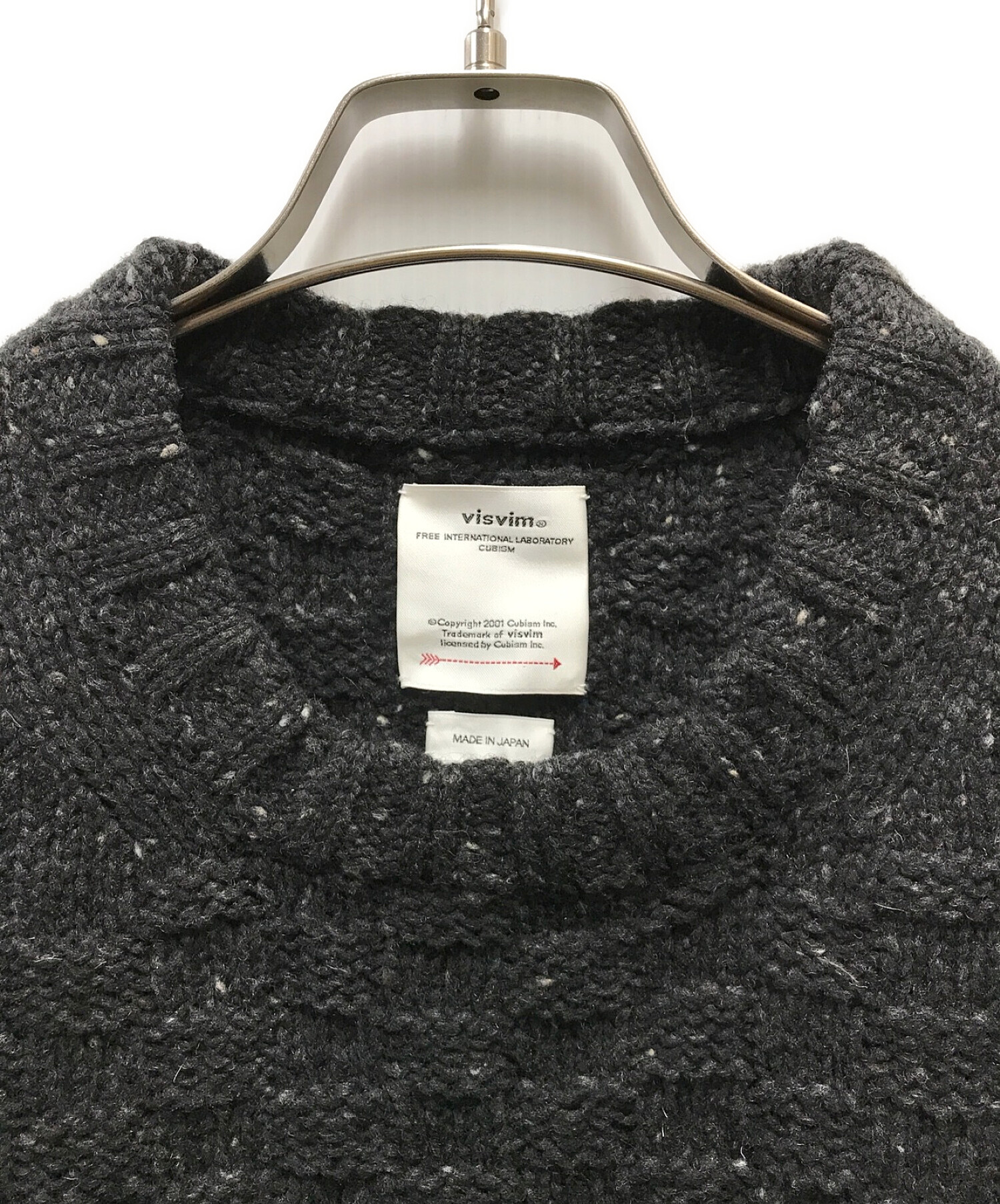中古・古着通販】VISVIM (ビズビム) AMPLUS CREW KNIT グレー サイズ:4