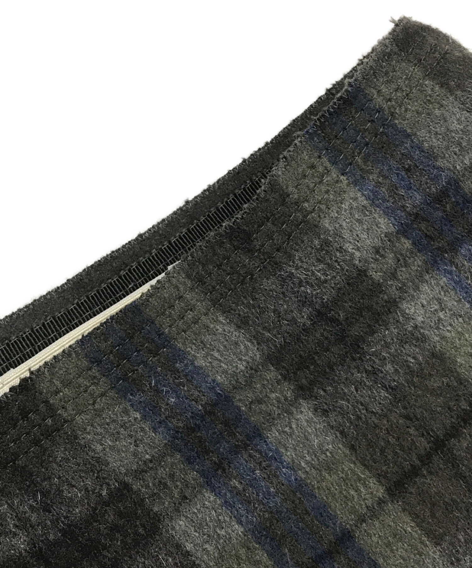 中古・古着通販】PRADA (プラダ) チェックスカート グレー サイズ:44