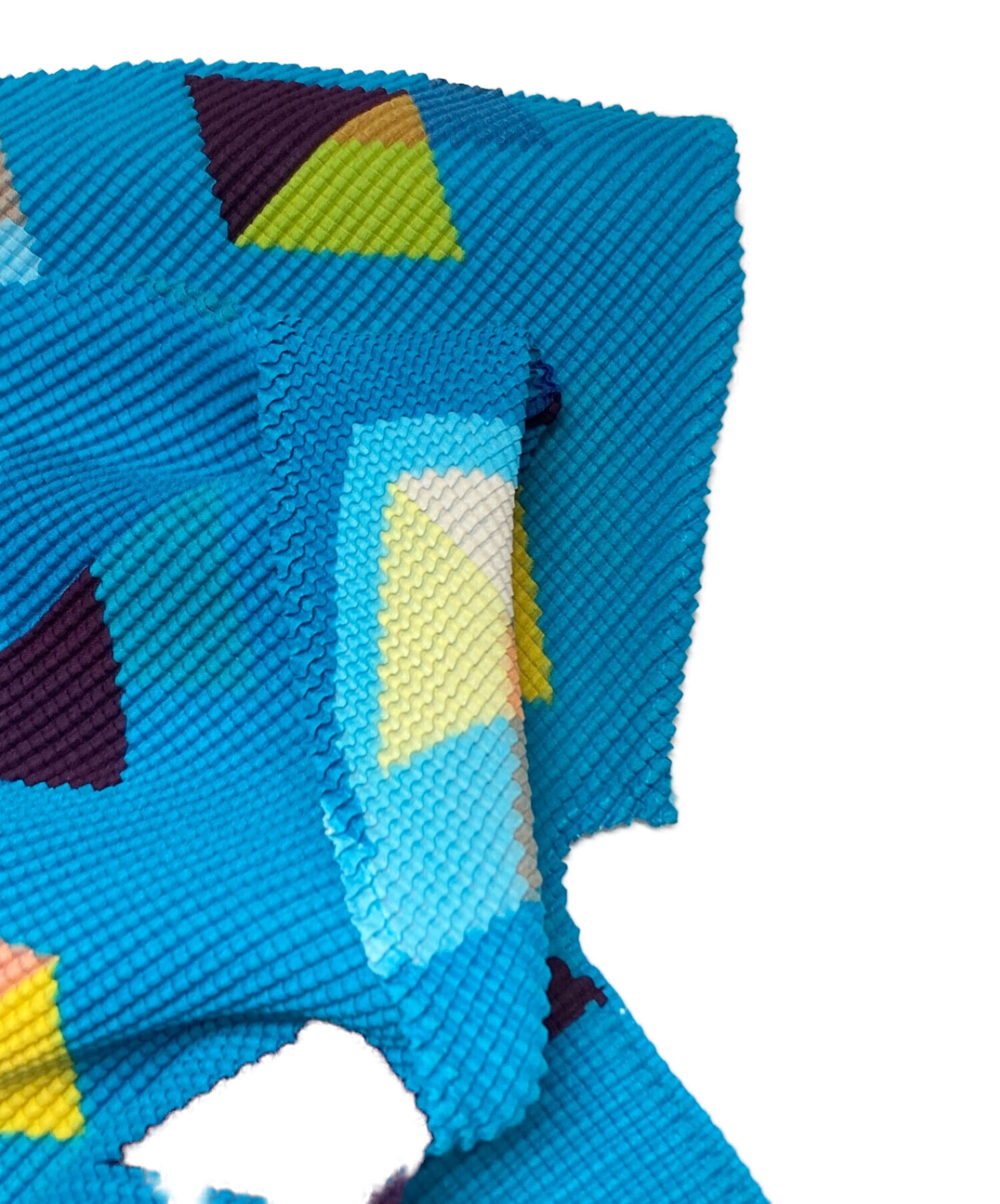 人気】issey miyake me 半袖シャツワッフル総柄フリーサイズ