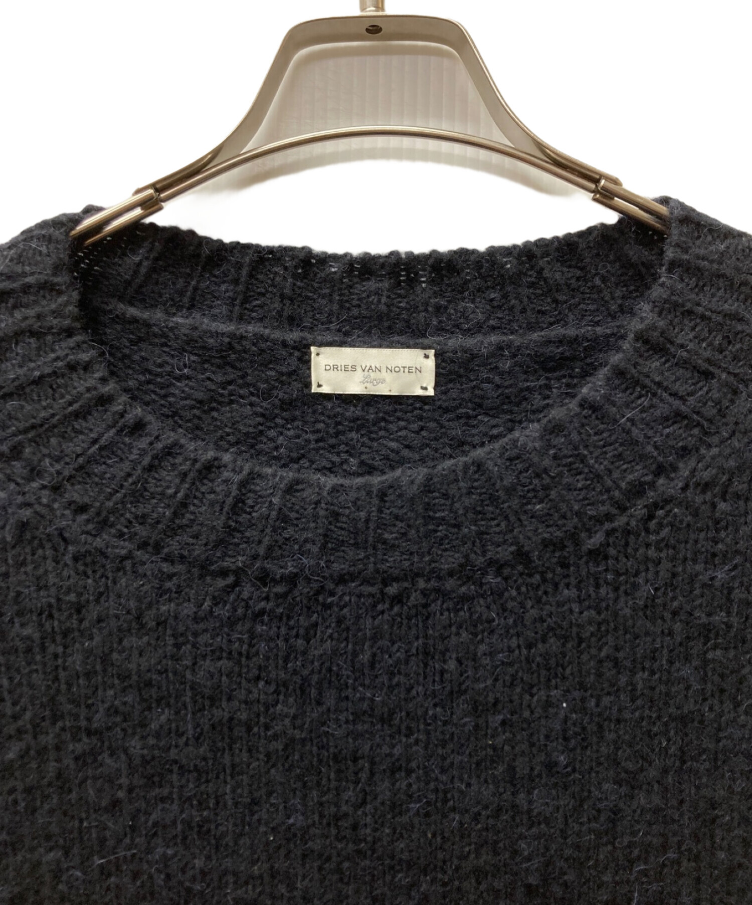 DRIES VAN NOTEN 裏毛×ニットコンビプルオーバー DRIES VAN NOTEN 裏毛×ニットコンビプルオーバー DRIES VAN NOTEN 裏毛