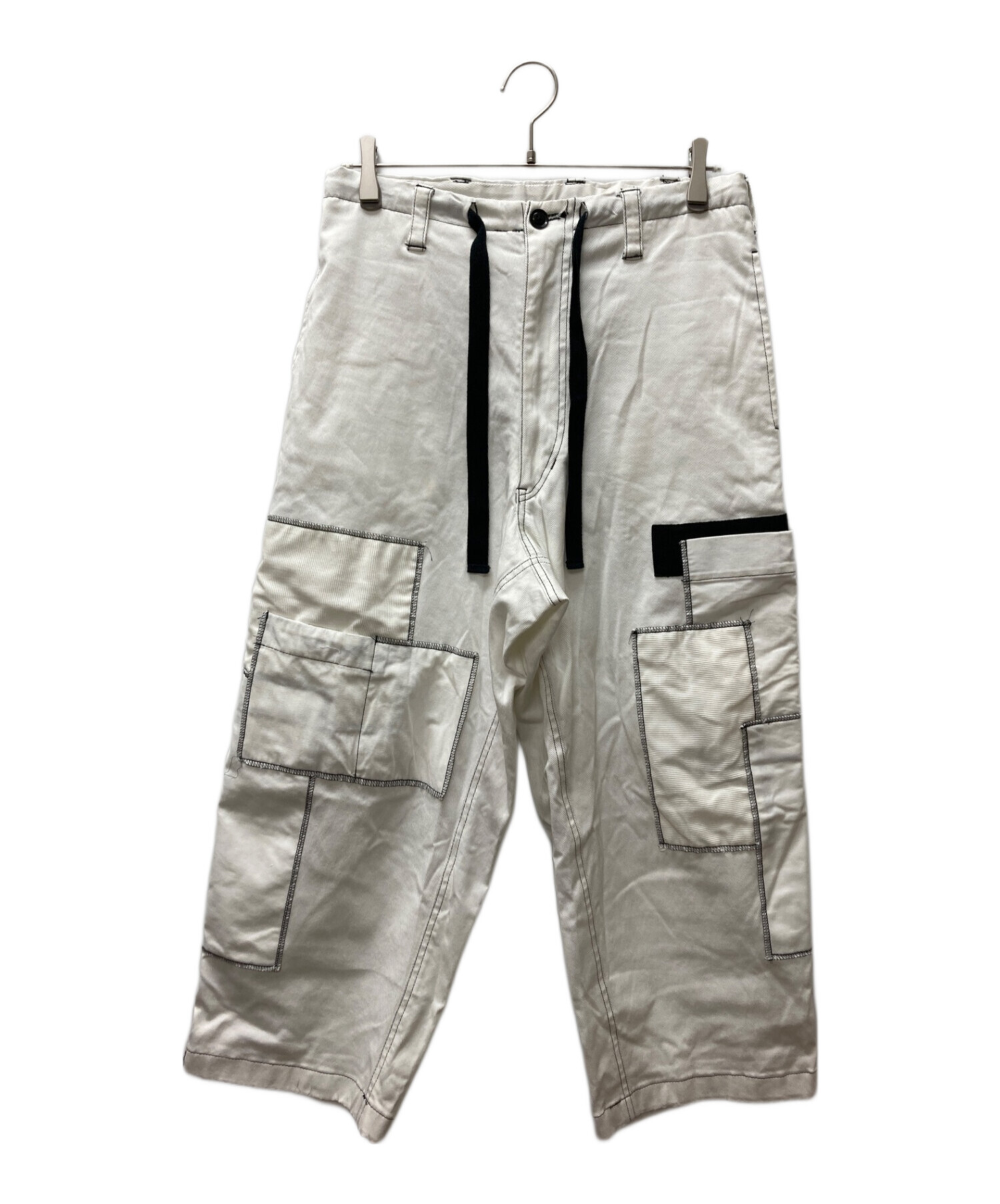 中古・古着通販】GROUND Y (グラウンドワイ) パッチワークカーゴ 中古・古着通販】GROUND Y (グラウンドワイ) パッチワークカーゴ