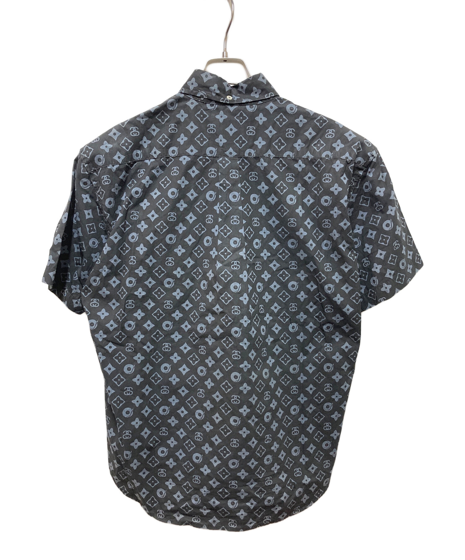 ステューシー モノグラム シャツ stussy モノグラム シャツ 新入荷