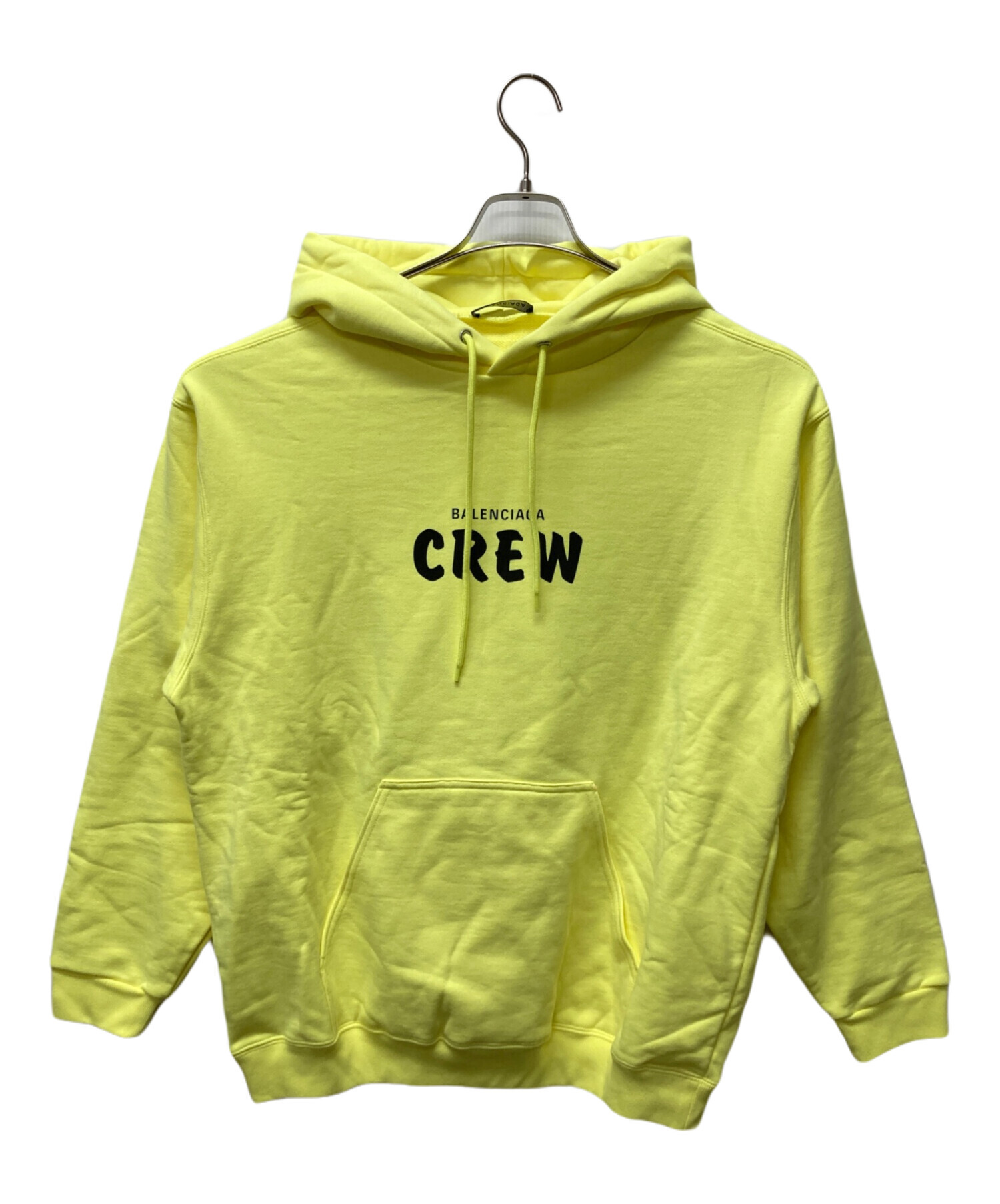 中古・古着通販】BALENCIAGA (バレンシアガ) CREW HOODIE イエロー