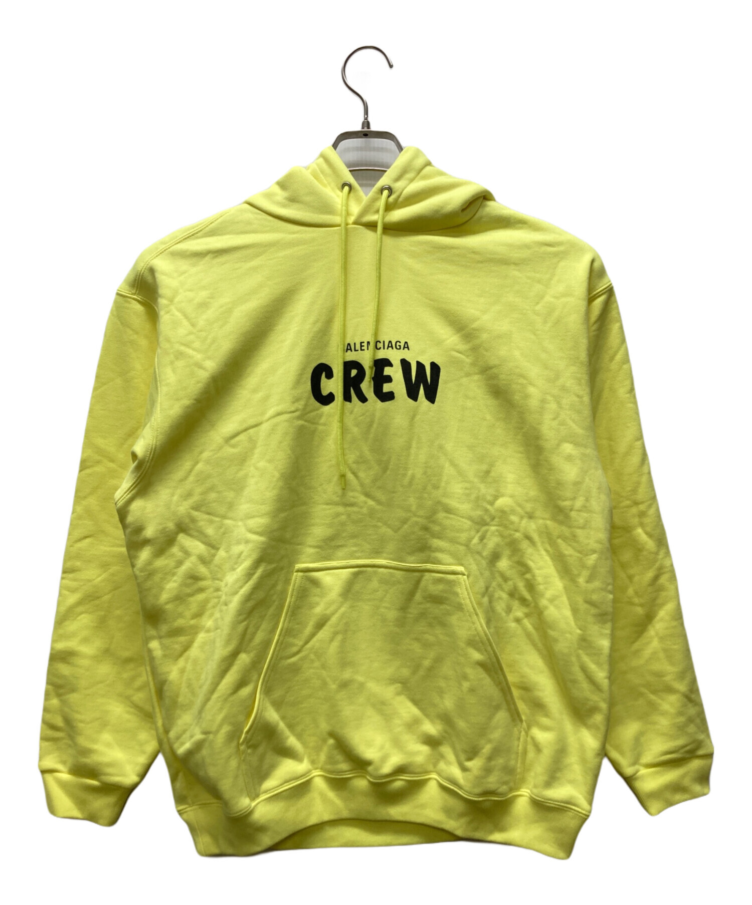 中古・古着通販】BALENCIAGA (バレンシアガ) CREW HOODIE イエロー