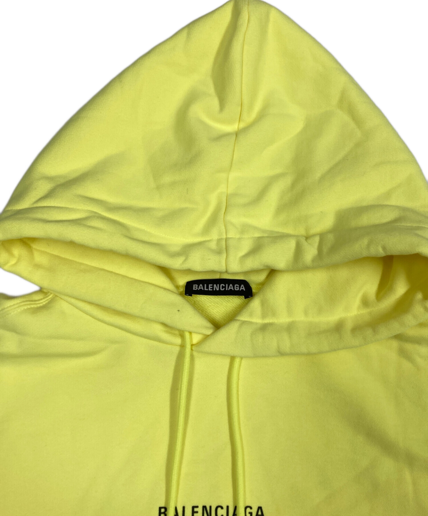 中古・古着通販】BALENCIAGA (バレンシアガ) CREW HOODIE イエロー