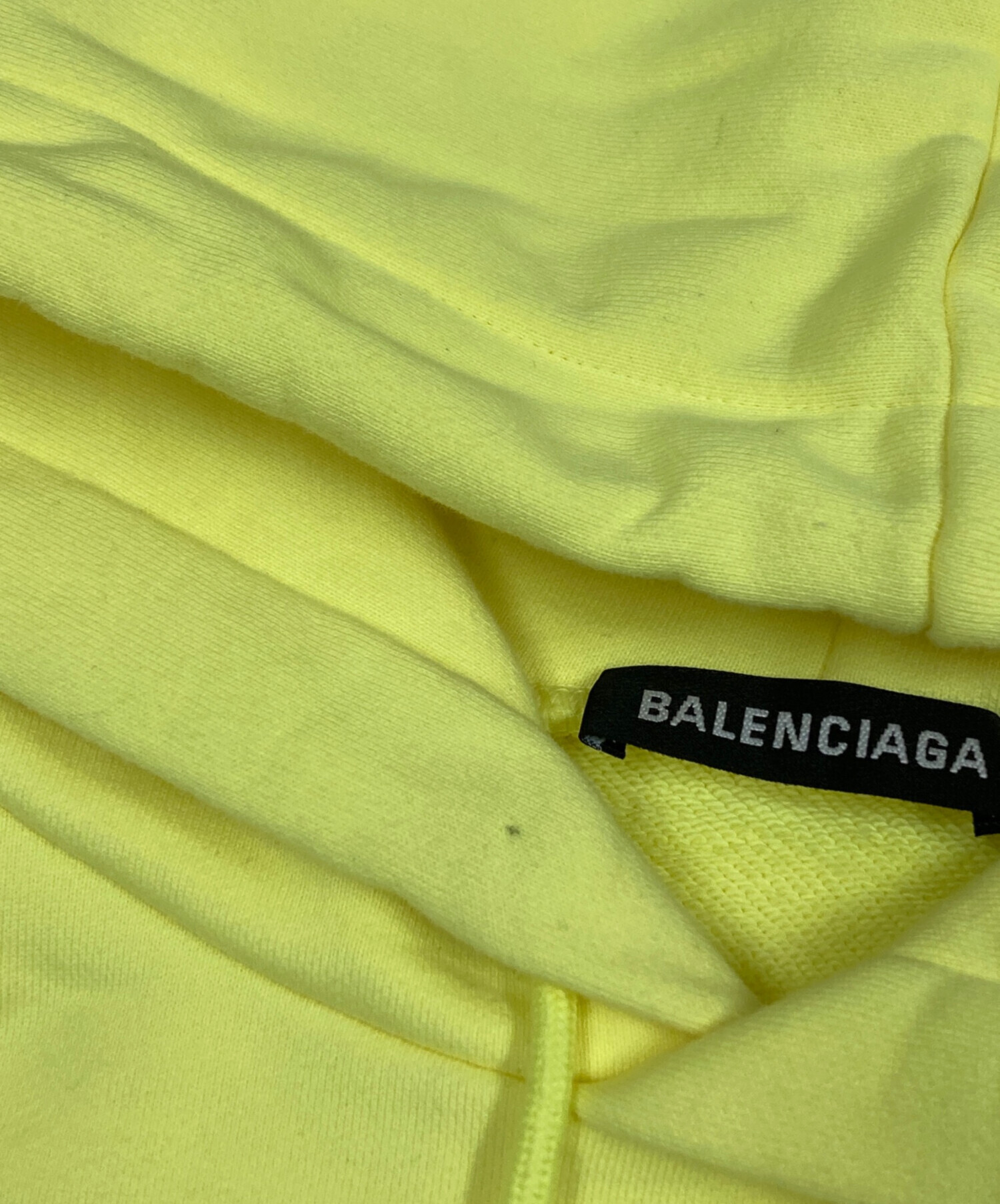 中古・古着通販】BALENCIAGA (バレンシアガ) CREW HOODIE イエロー
