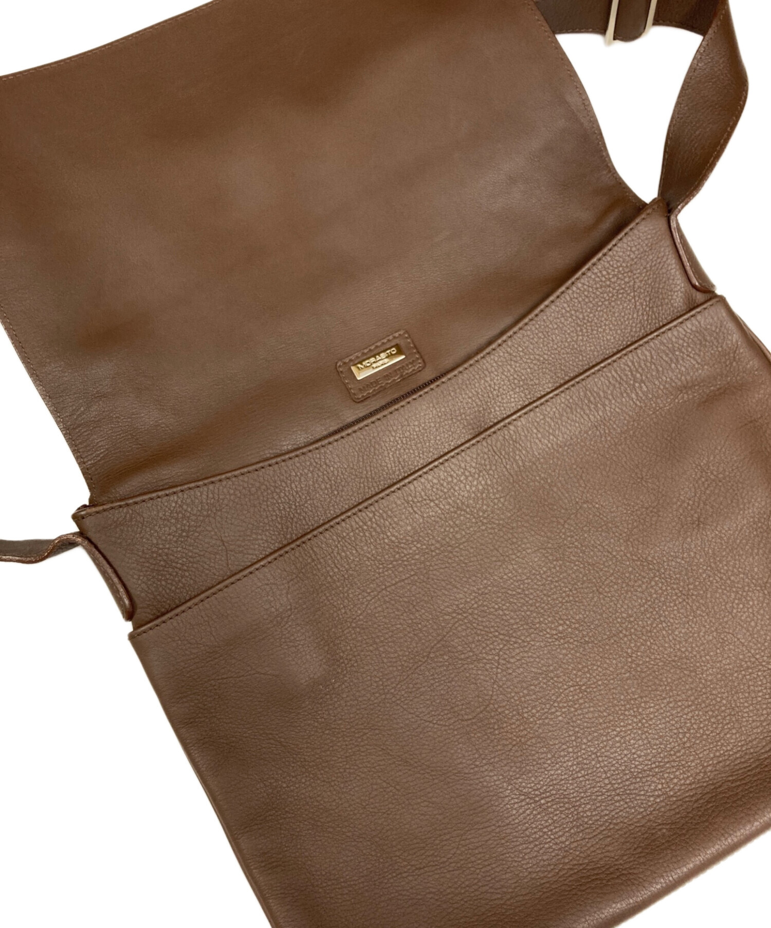 中古・古着通販】MORABITO (モラビト) レザーショルダーバッグ