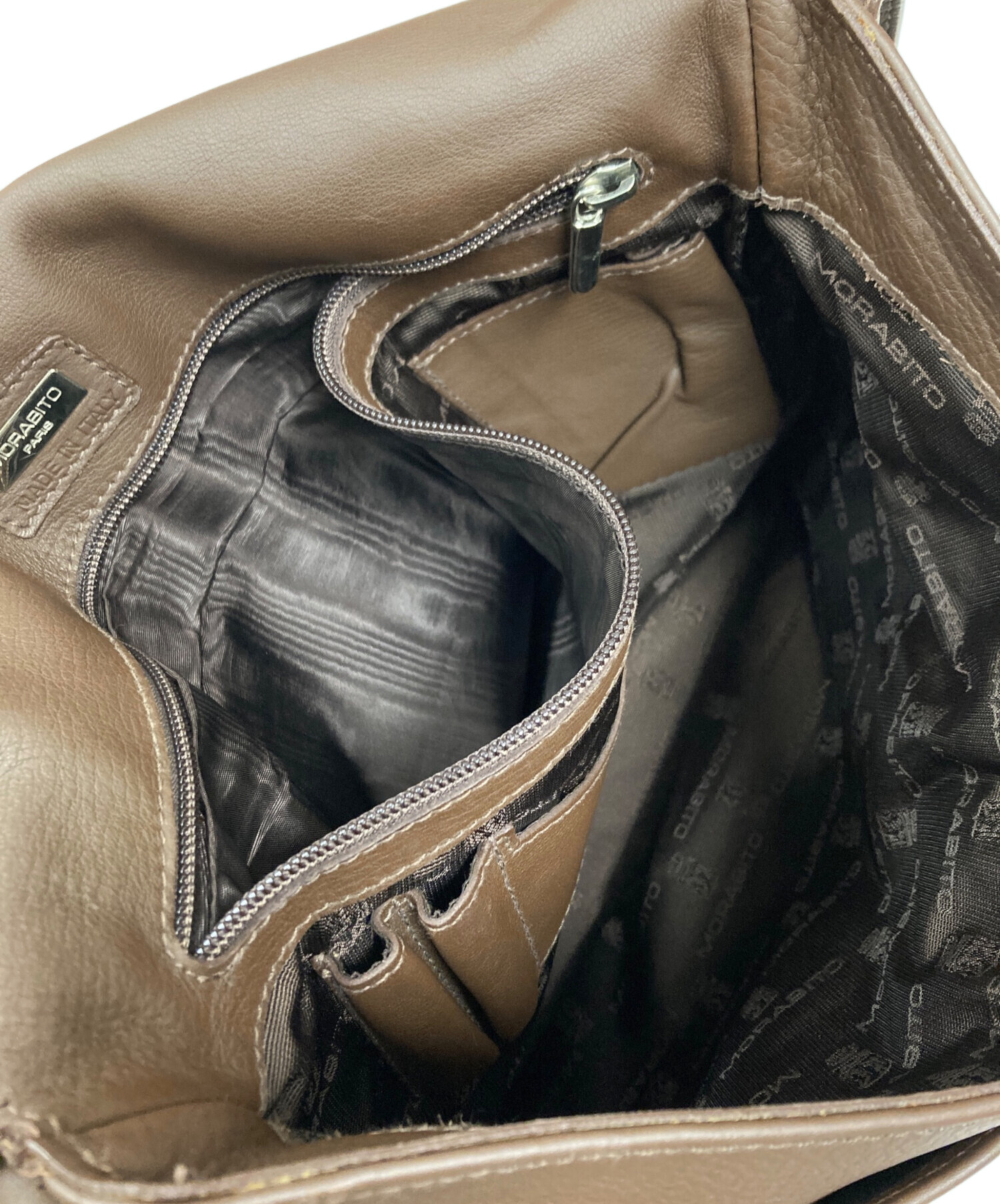 中古・古着通販】MORABITO (モラビト) レザーショルダーバッグ