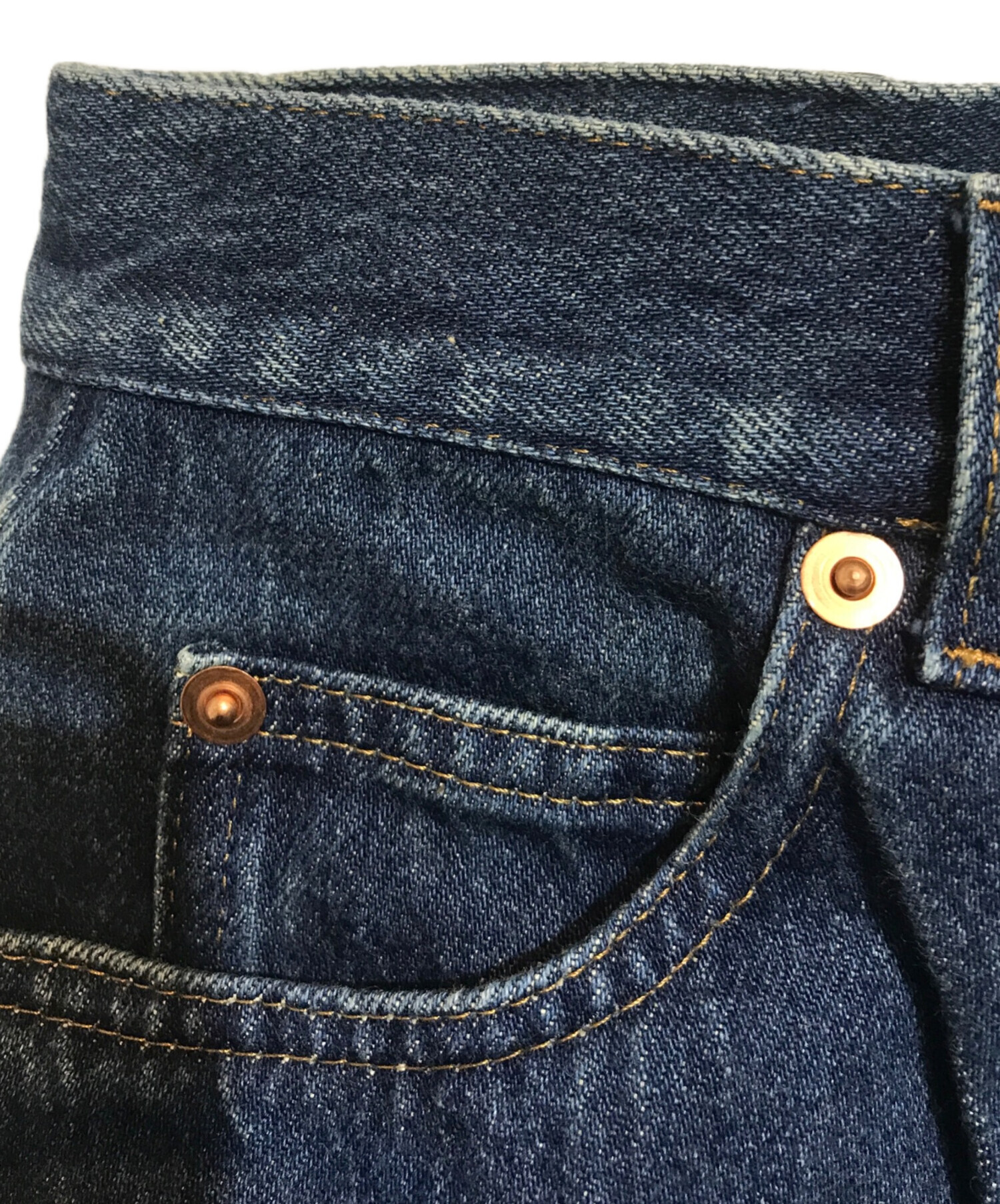 中古・古着通販】GUCCI (グッチ) ホースビットストレートレッグデニム