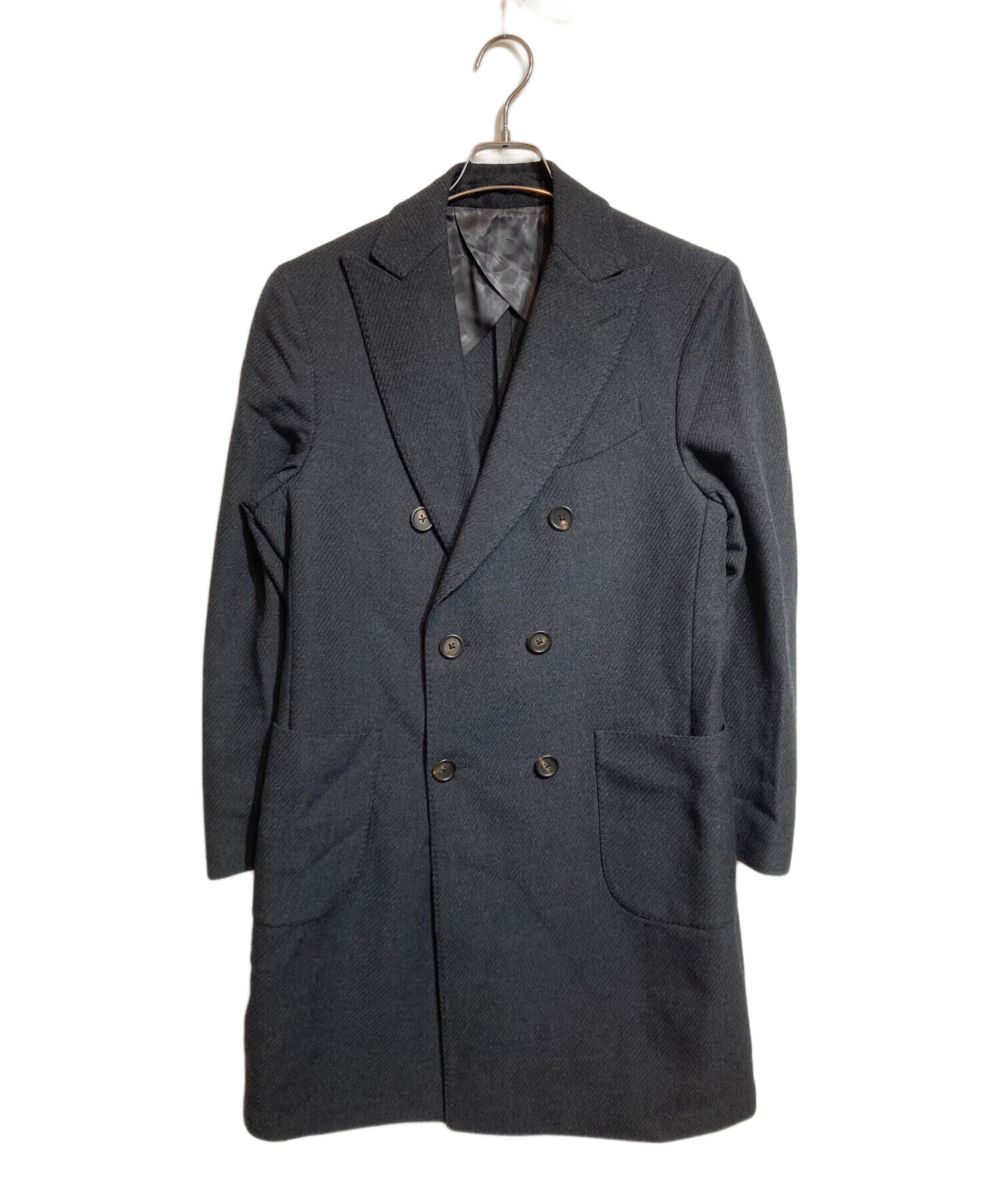 ラルディーニ　ダブルチェスターコート　グレー　46 ラルディーニダブルチェスターコートグレー46