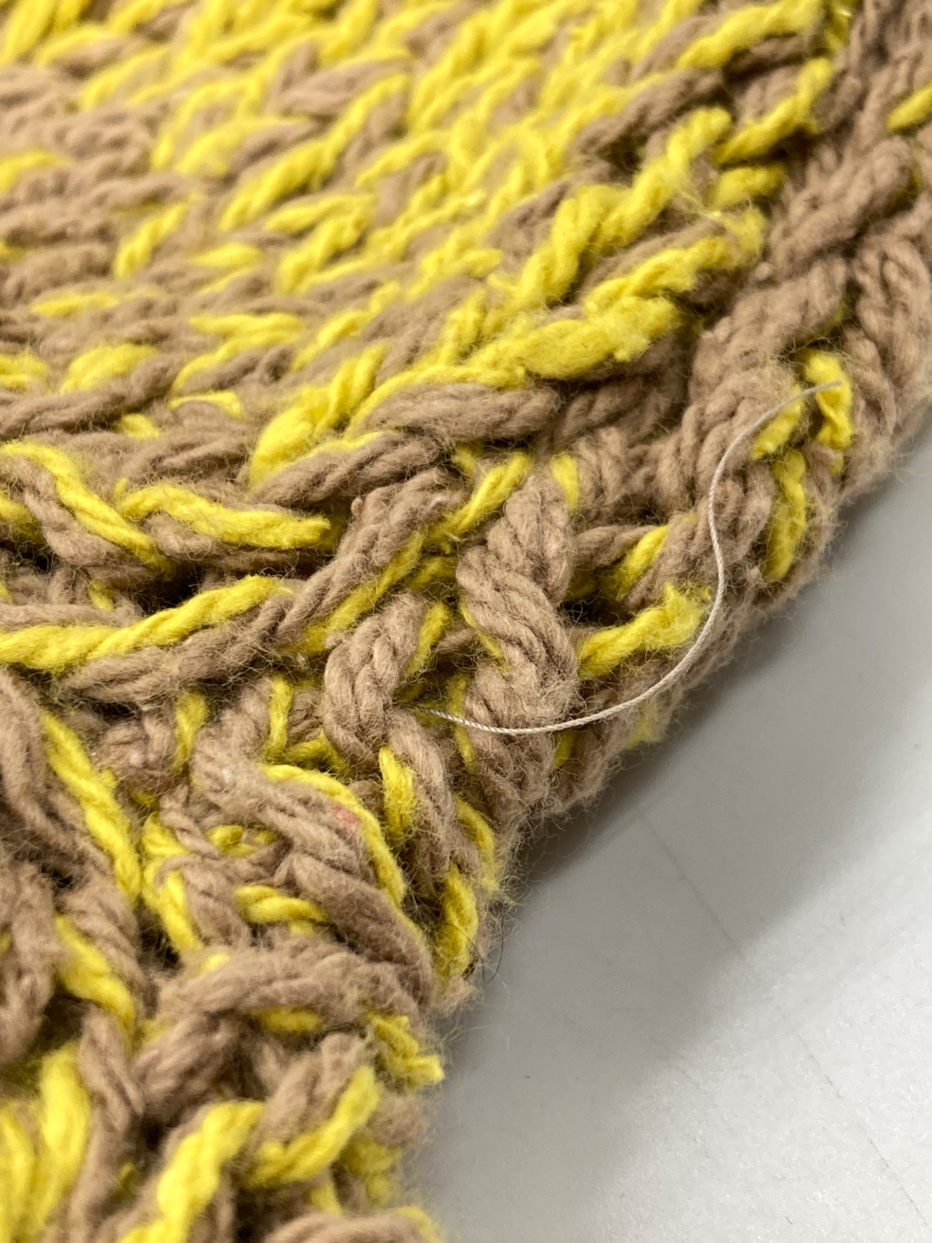 トップス YOKE INTARSIA CREWNECK SWEATER YELLOW 中古・古着通販】YOKE (ヨーク) INTARSIA CREWNECK SWEATER イエロー