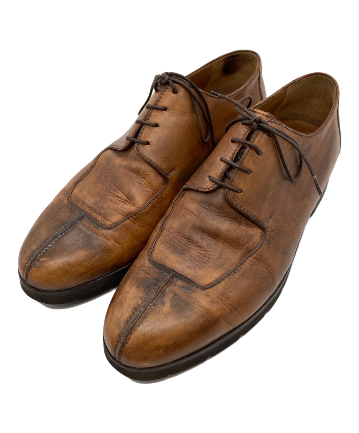 中古・古着通販】Berluti (ベルルッティ) レザーシューズ ベージュ 