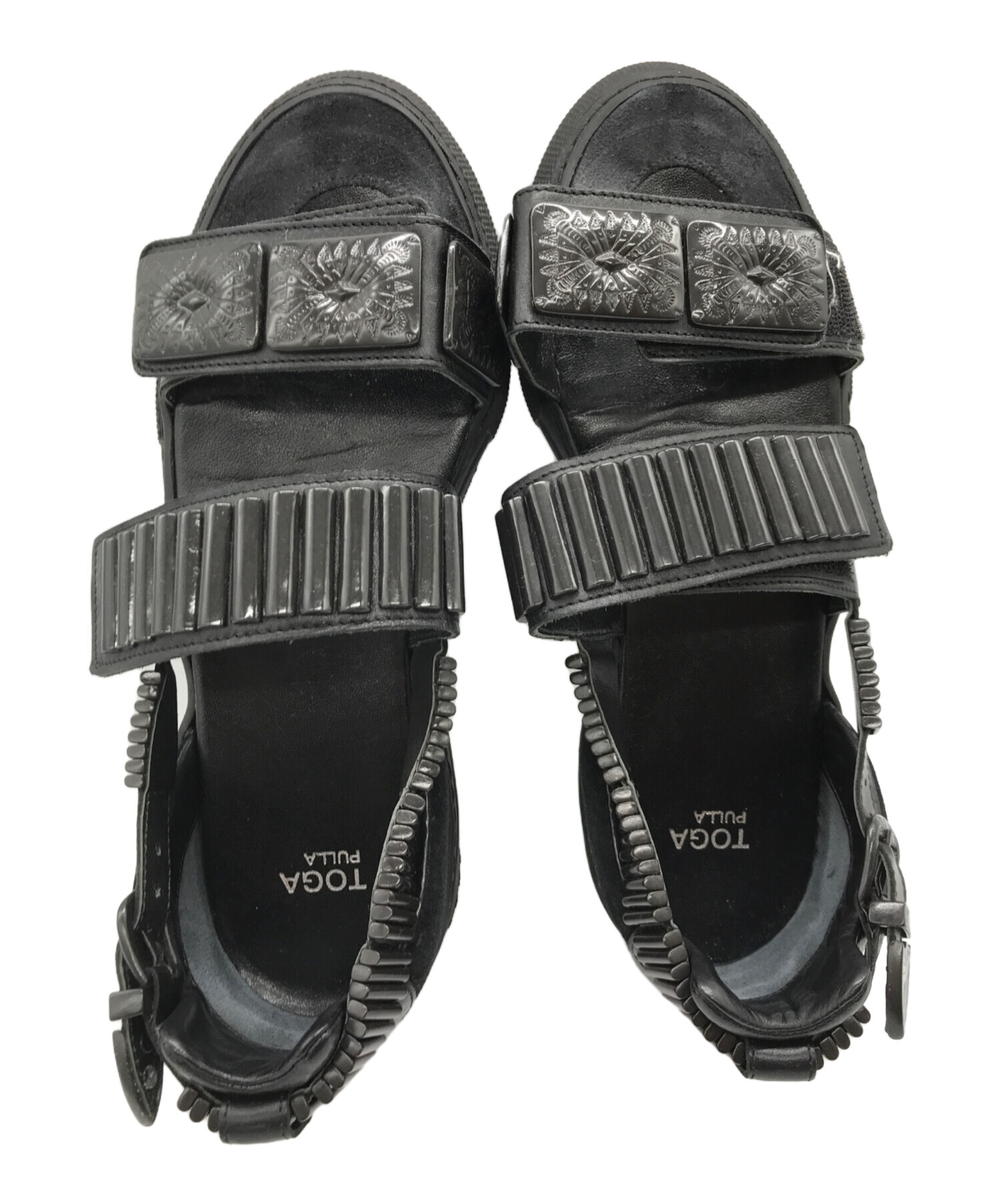 中古・古着通販】TOGA PULLA (トーガ プルラ) メタルバックルサンダル
