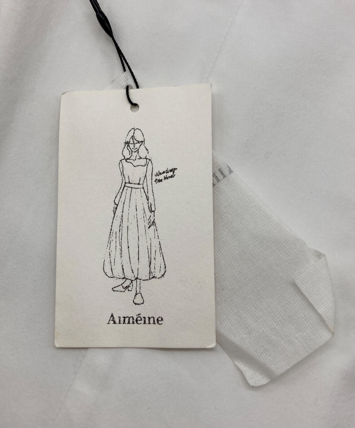 購入 制限 Aimeine ウェーブデザイントリコットブラウス 【公式通販】