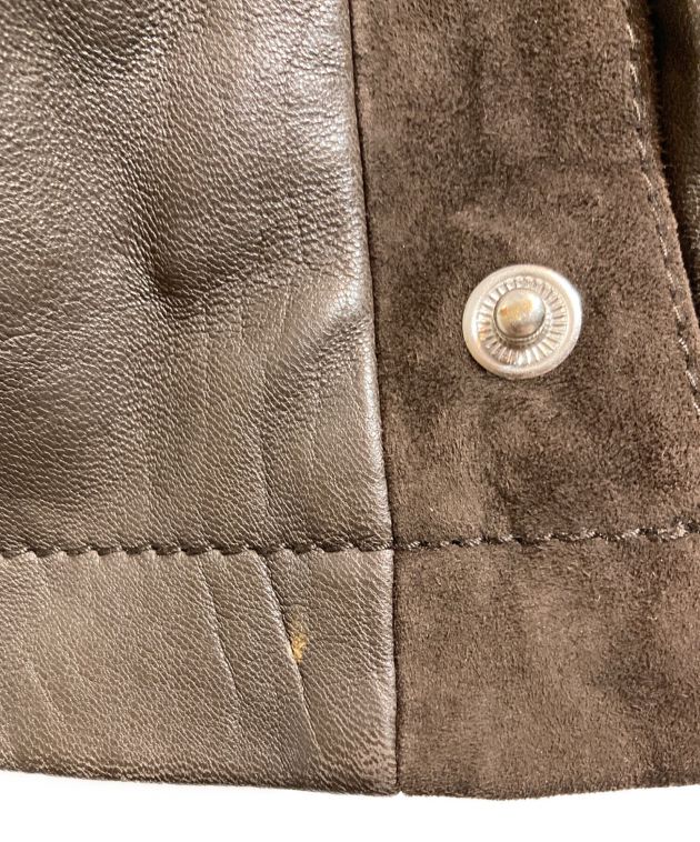 BROOKS BROTHERS スエードレザーコート Brooks Brothers - スエード/ジャケット/コート/ブルックス