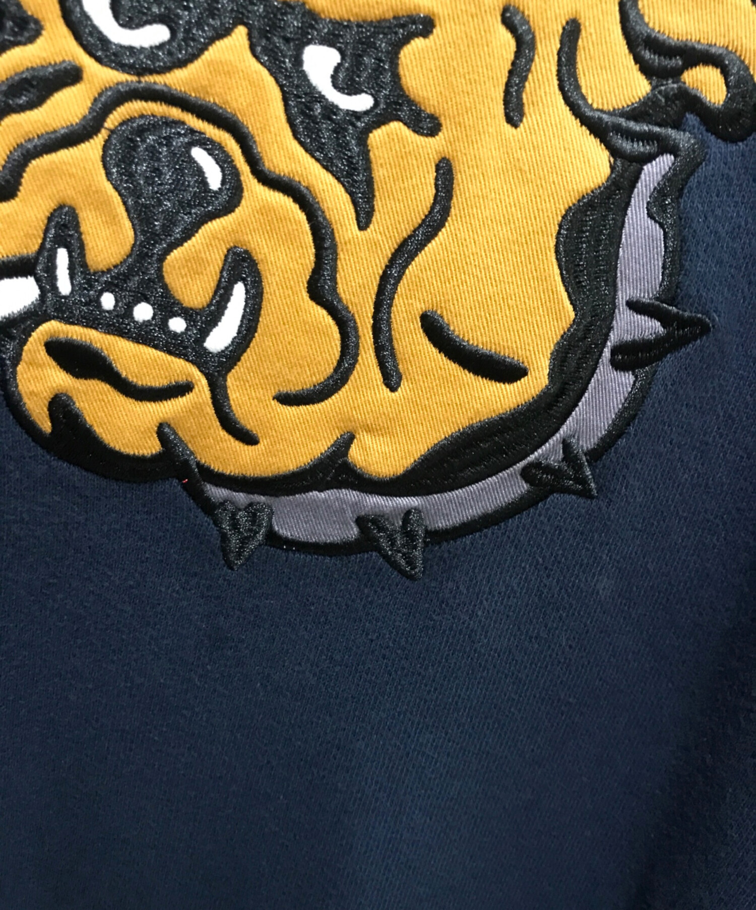 中古・古着通販】PALACE (パレス) Bunning Bulldog Crew ネイビー 