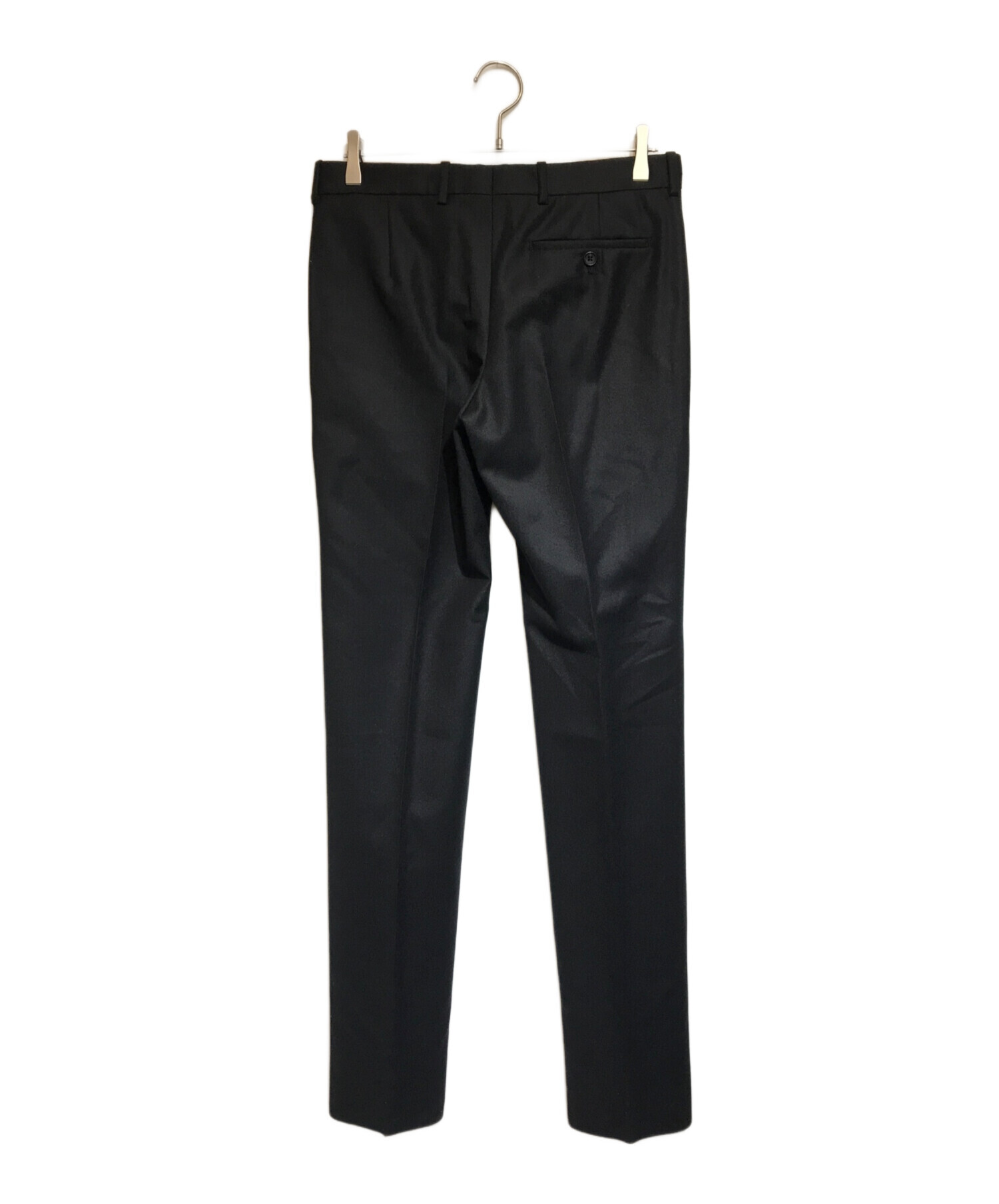 BALENCIAGA ブラック スラックス SMALL FIT 46 BALENCIAGA ブラック スラックス 46