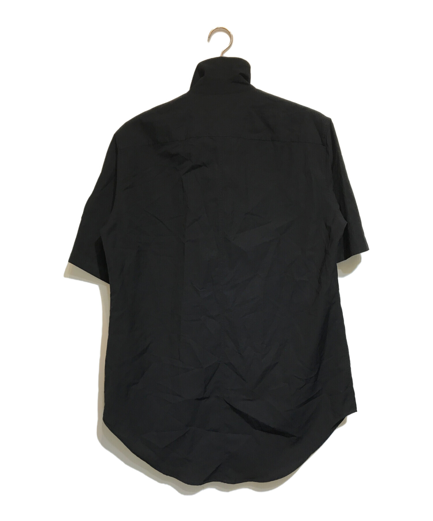 中古・古着通販】JULIUS (ユリウス) スプレッドカラー シャツ ブラック 
