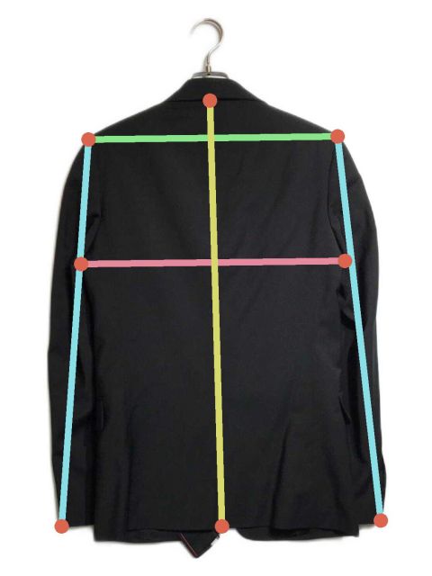 クリスヴァンアッシュ ディエチコルソコモ コムデギャルソン スーツ グレー 46 クリスヴァンアッシュ ディエチコルソコモ コムデギャルソン スーツ