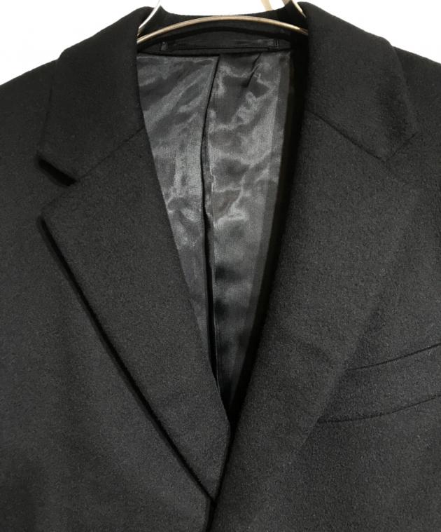 中古・古着通販】PRADA (プラダ) カシミヤチェスターコート ブラック
