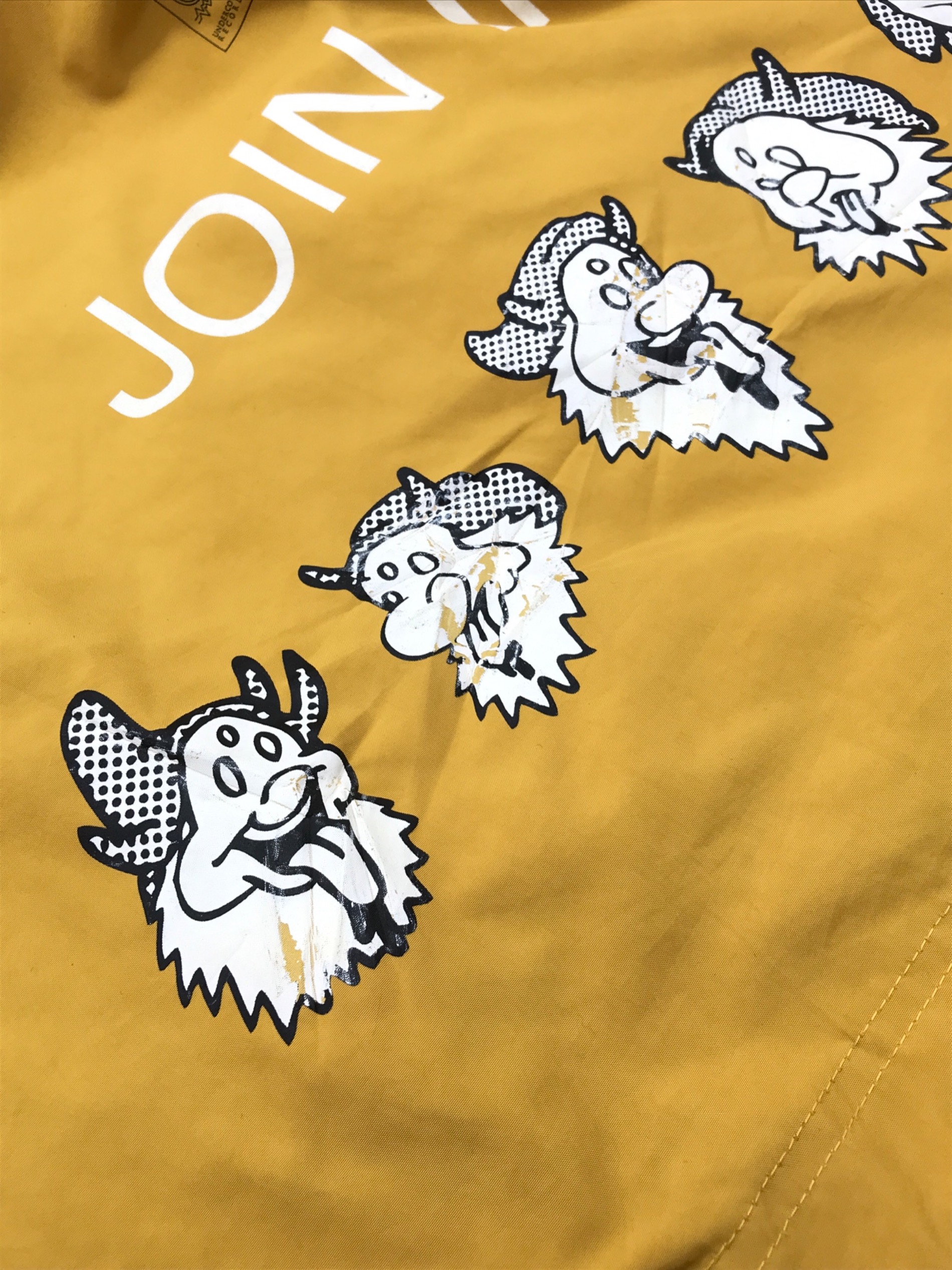 UNDER COVER ロング コーチジャケット 美品 プリント コート UNDERCOVER(アンダーカバー) ロングコーチジャケットUCZ9301