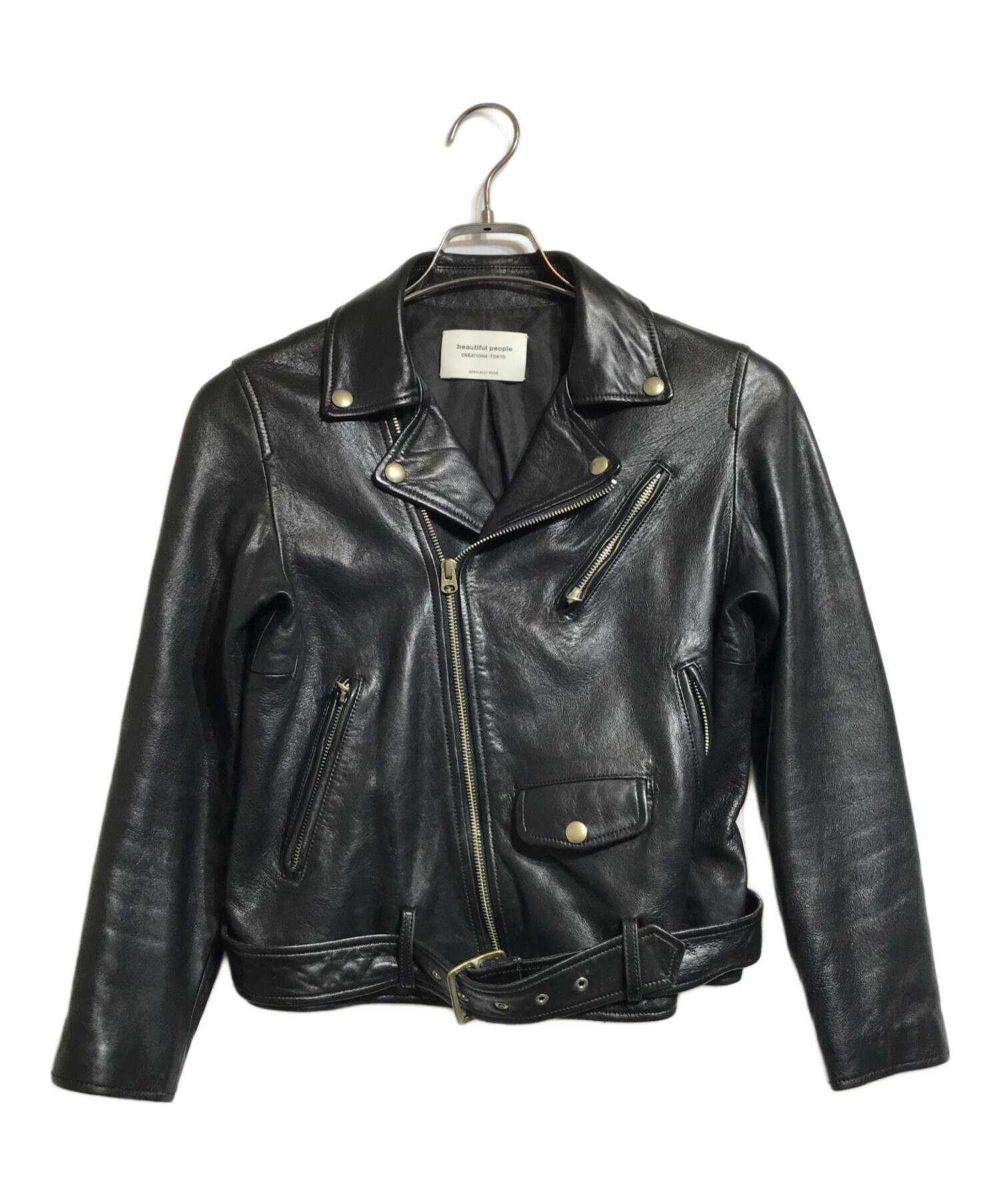 beautiful people ライダース ジャケット ダブル 150 150サイズ】Beautiful people ダブルライダースジャケット beautiful